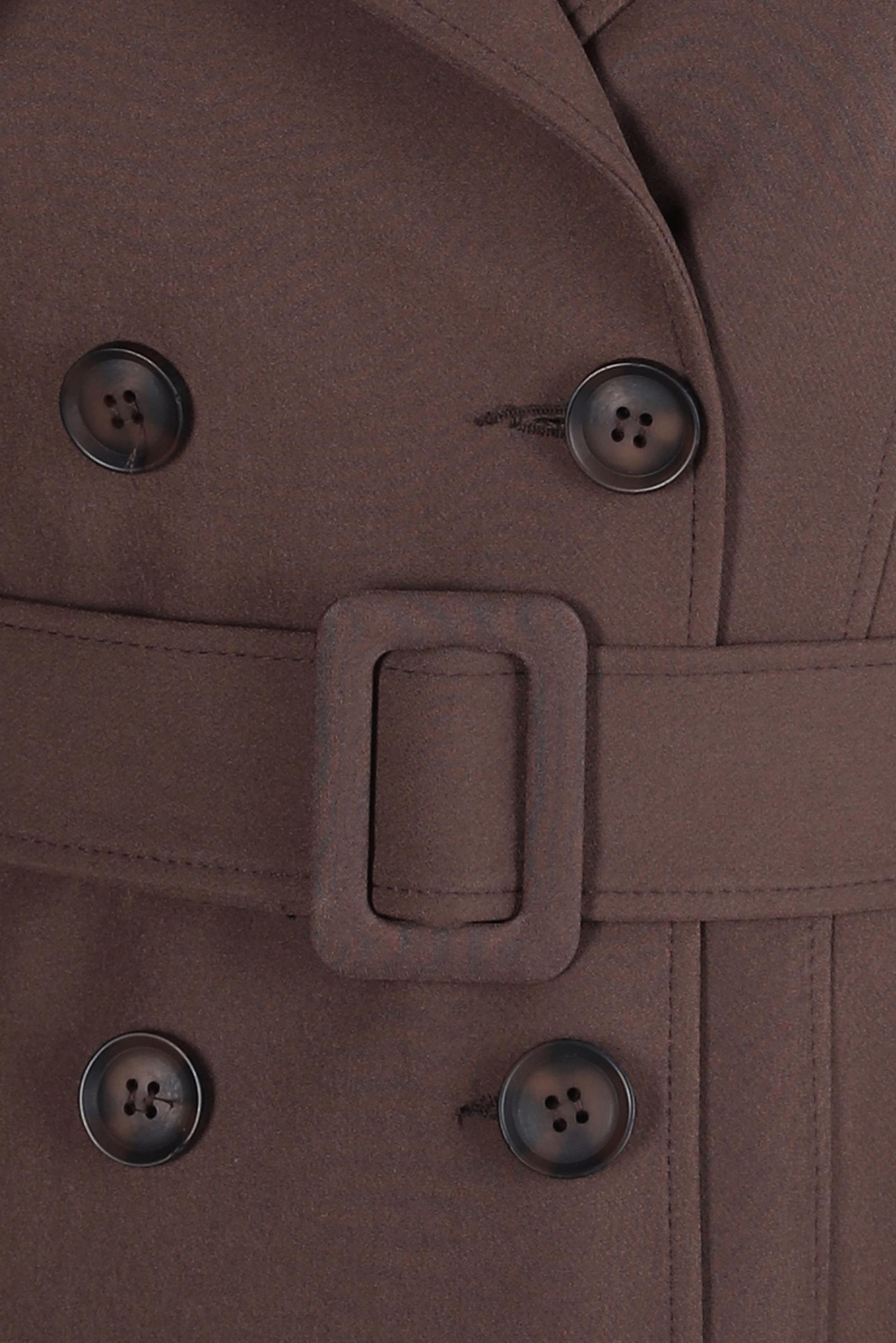 Vêtements hijab BRUN TRENCH-COAT CEINTURE 10834