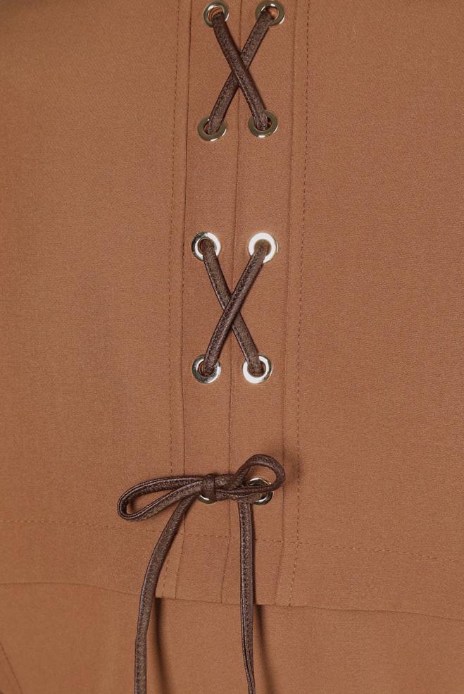 Hijab clothing TABA BELTED TRENCH COAT 10834 - ALVİNA