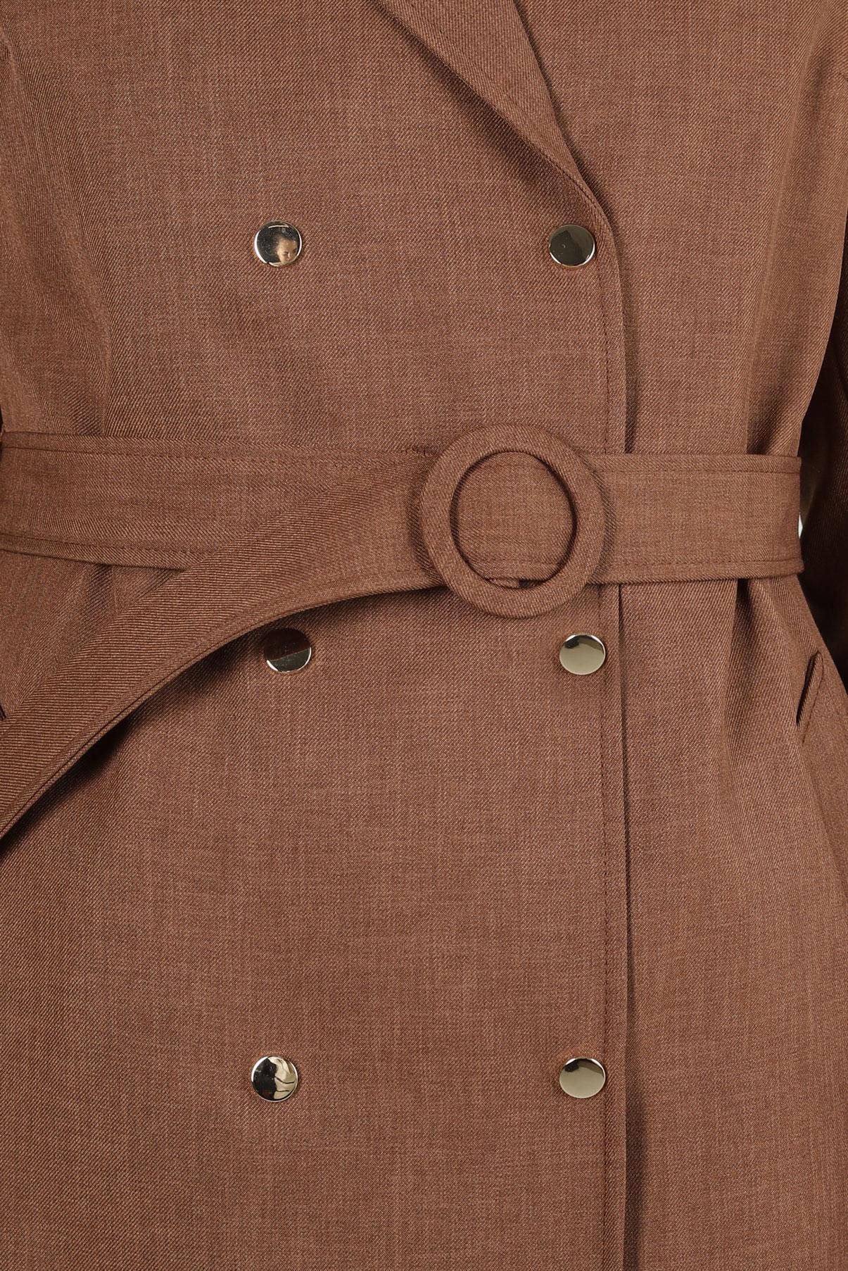 Vêtements hijab TABA TRENCH-COAT CEINTURE 10838