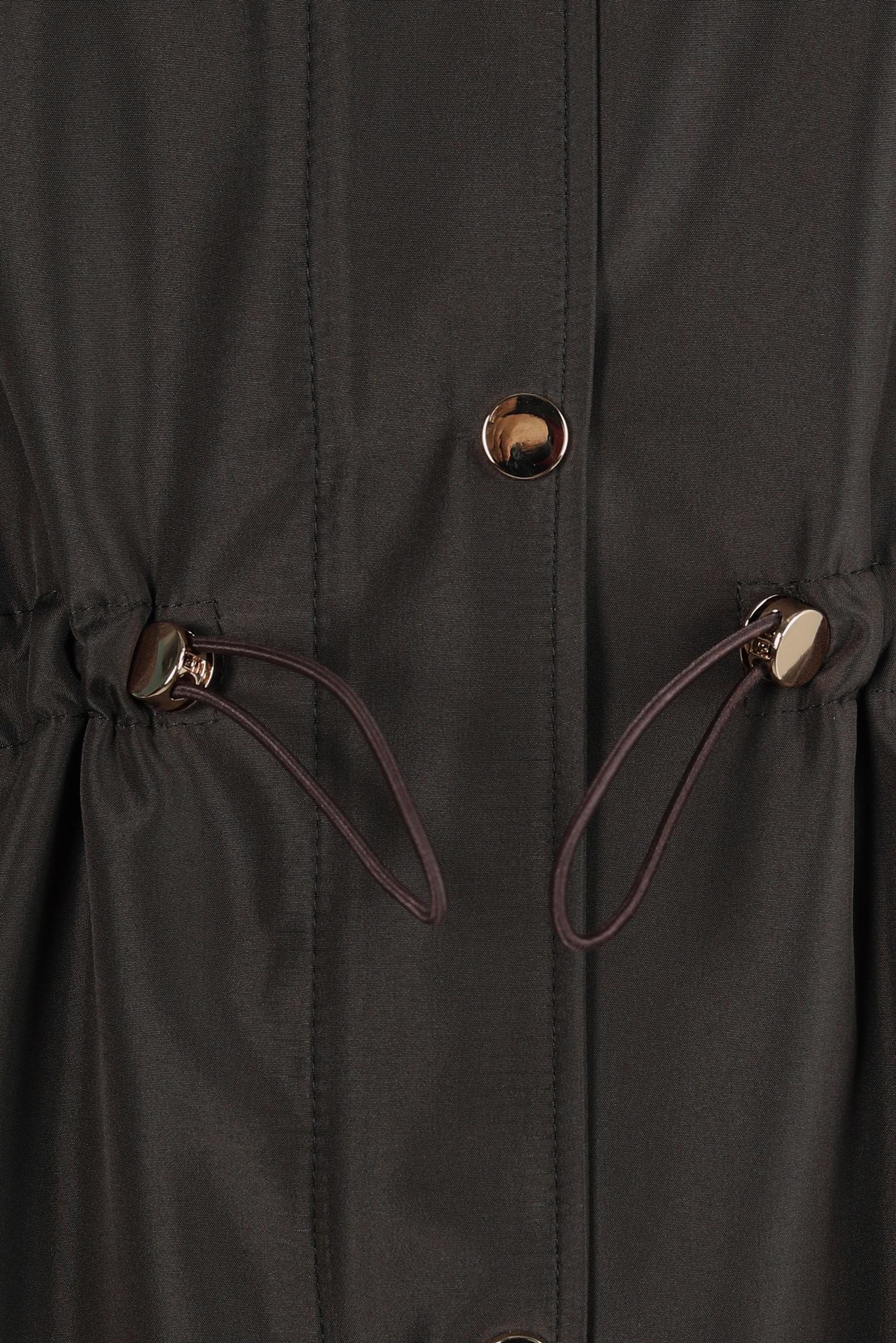 Tesettür giyim KAHVE LEOPAR DESENLİ TRENÇKOT 10842