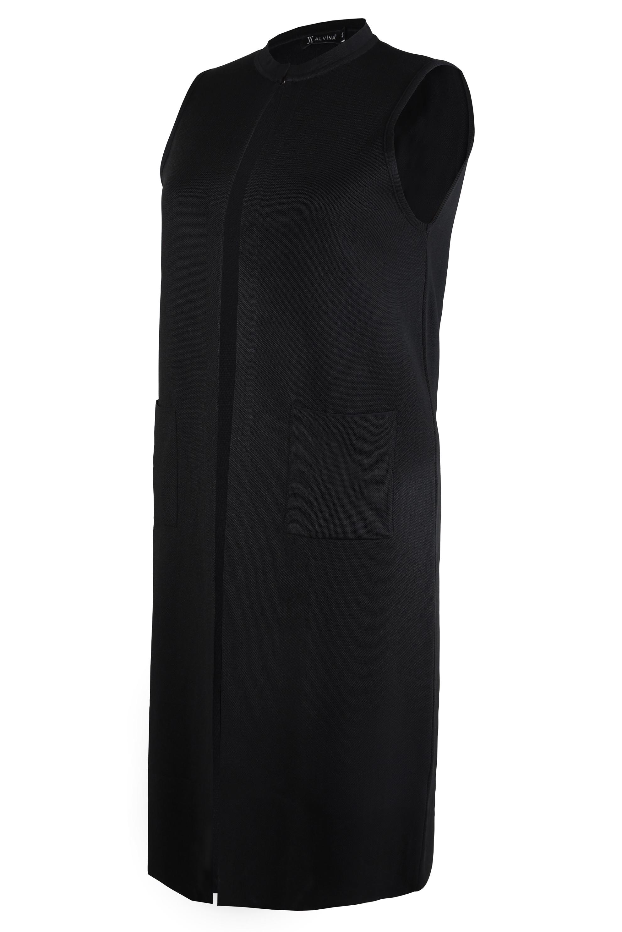 Hijab clothing BLACK KNITWEAR VEST 20473