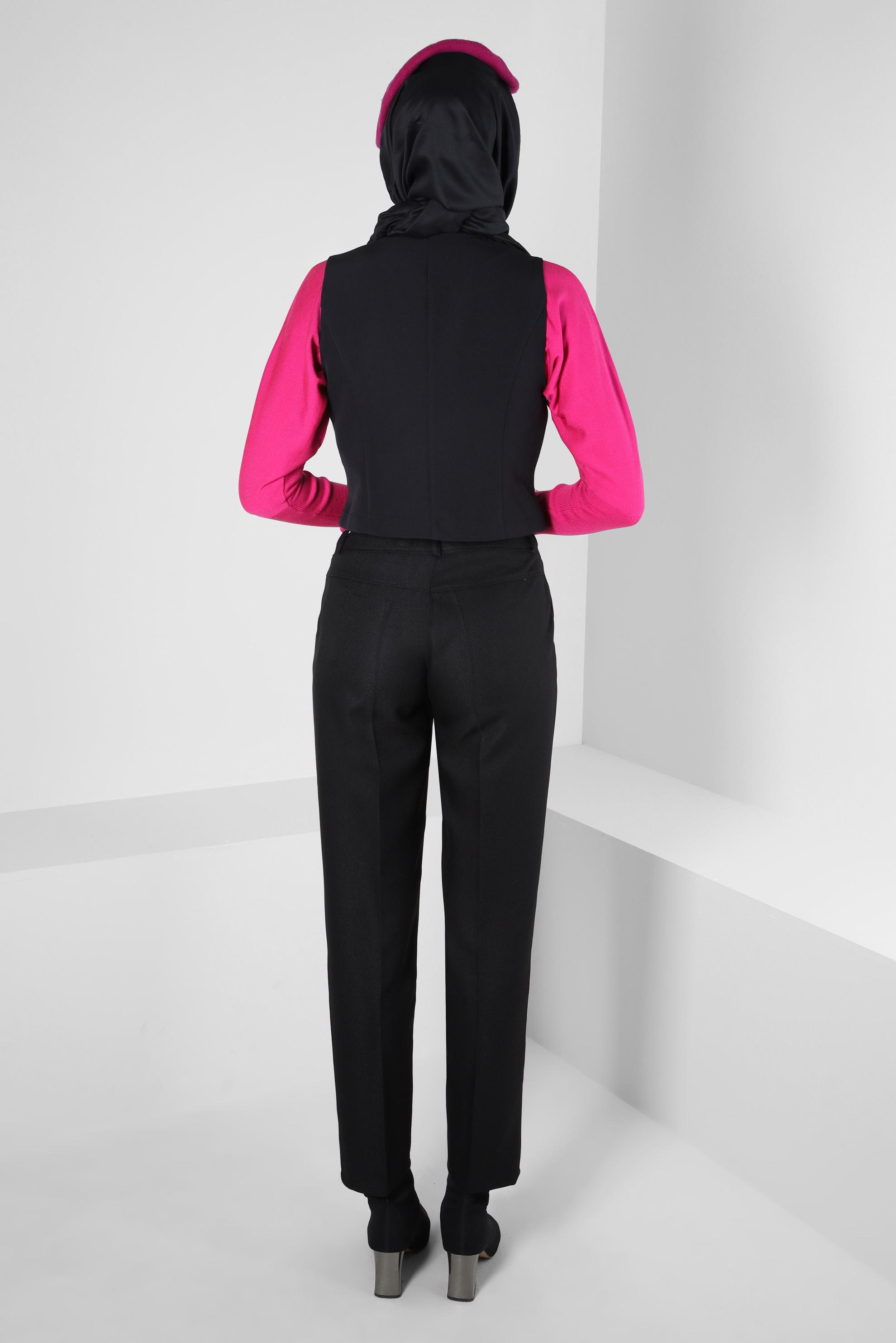 Vêtements hijab NOIR GILET BOUTONNÉ 44175