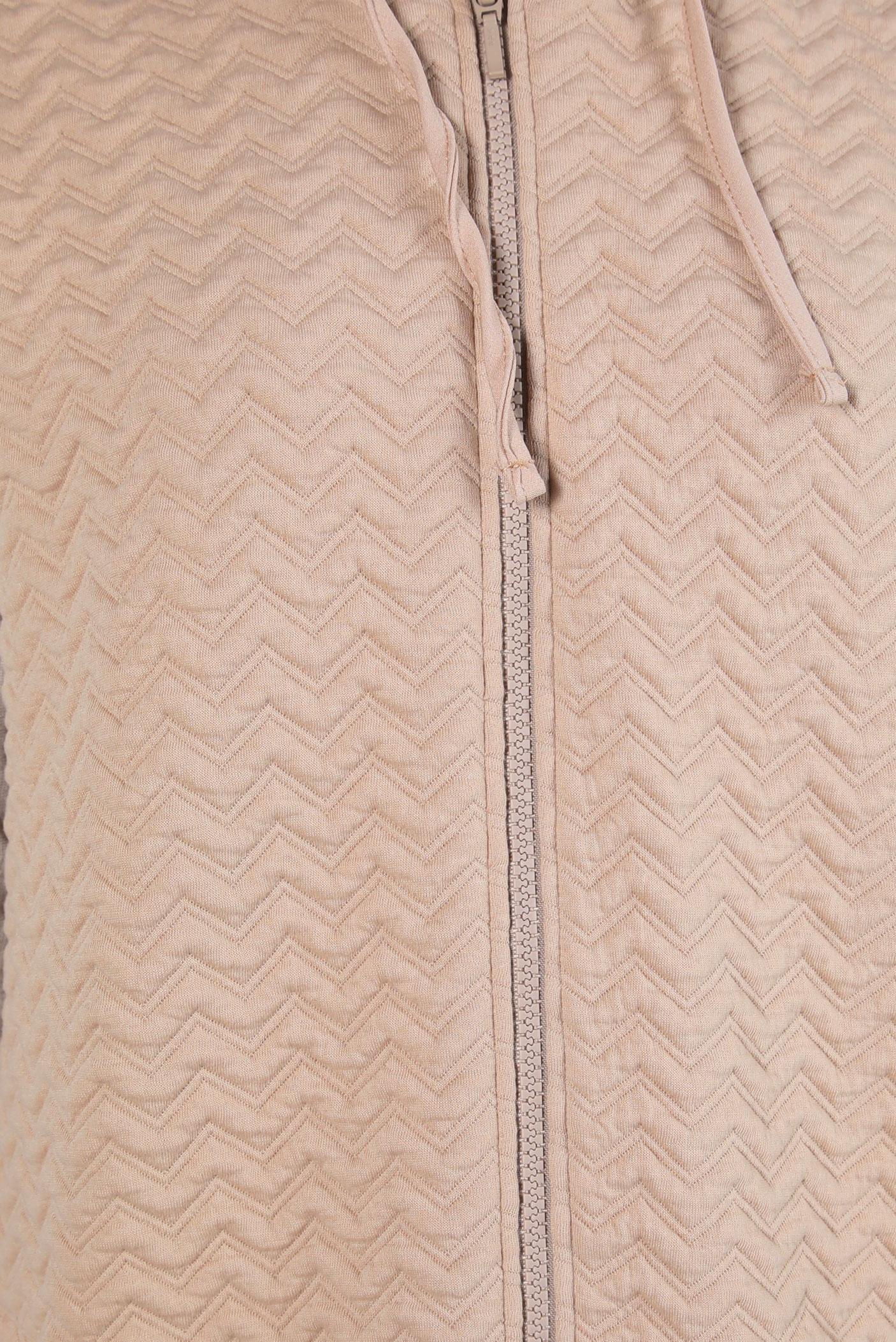 Tesettür giyim BEJ KAPİTONE YELEK 44294