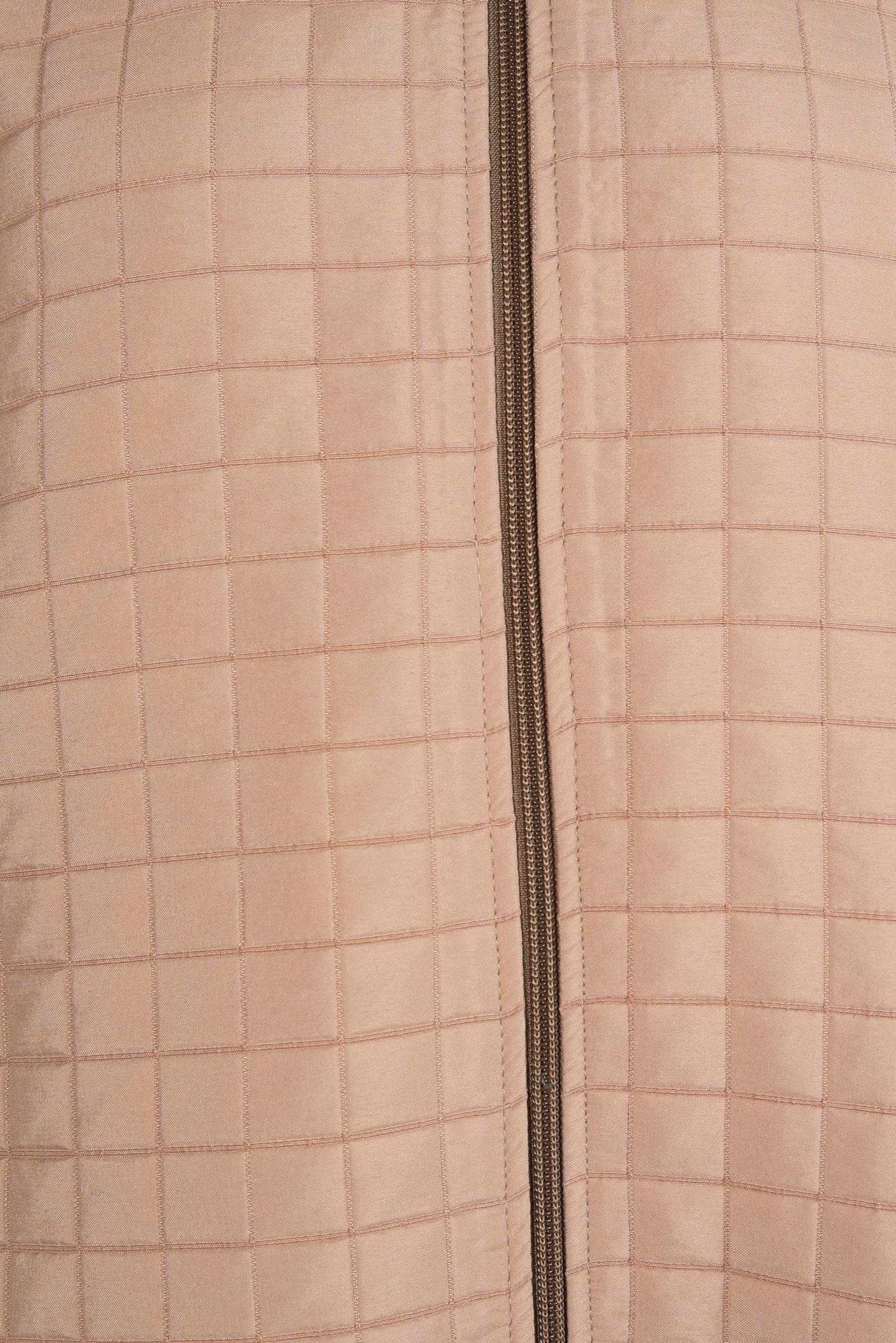 Tesettür giyim BEJ KAPİTONE DESENLİ YELEK 44302