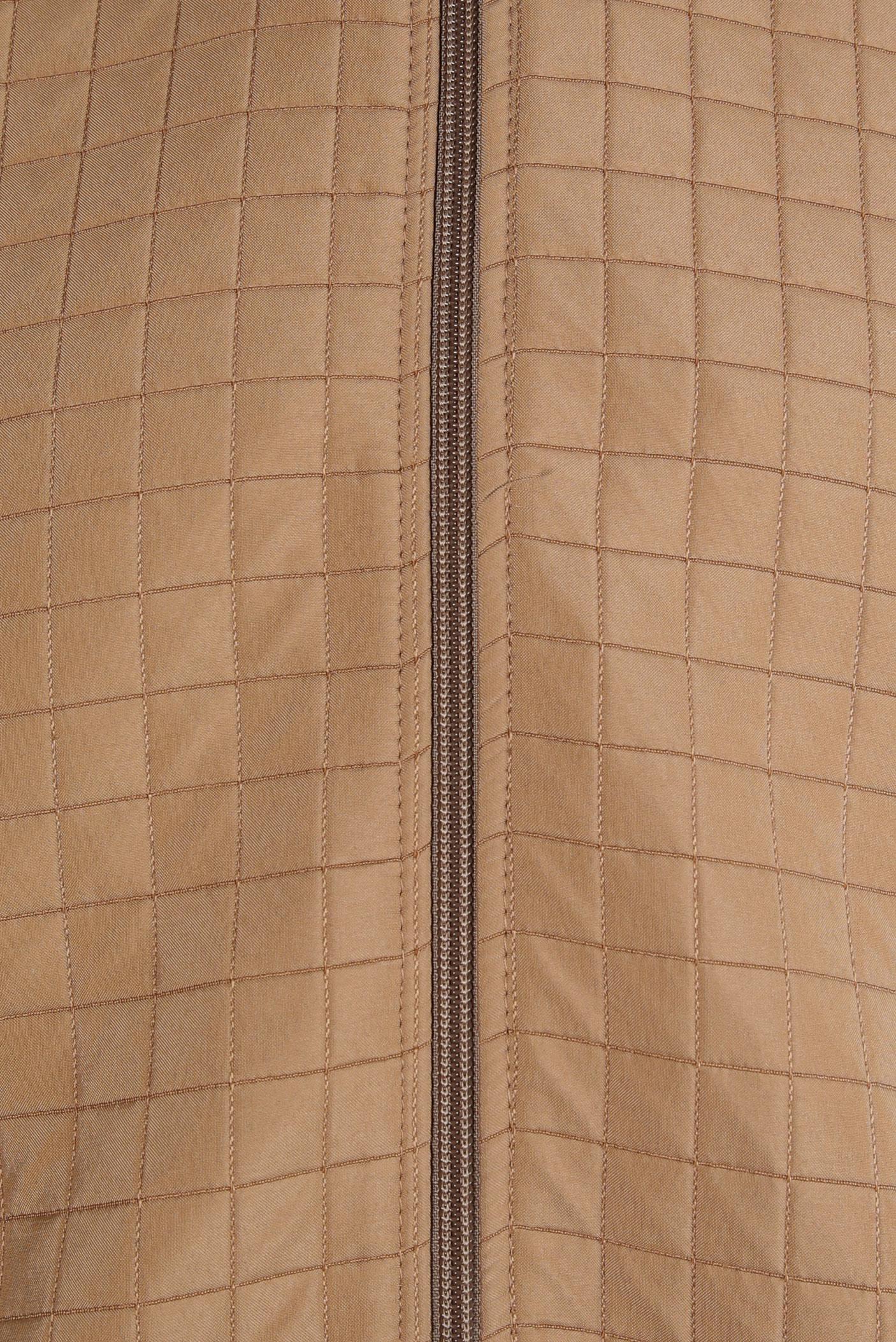 Tesettür giyim KAHVE KAPİTONE DESENLİ YELEK 44302