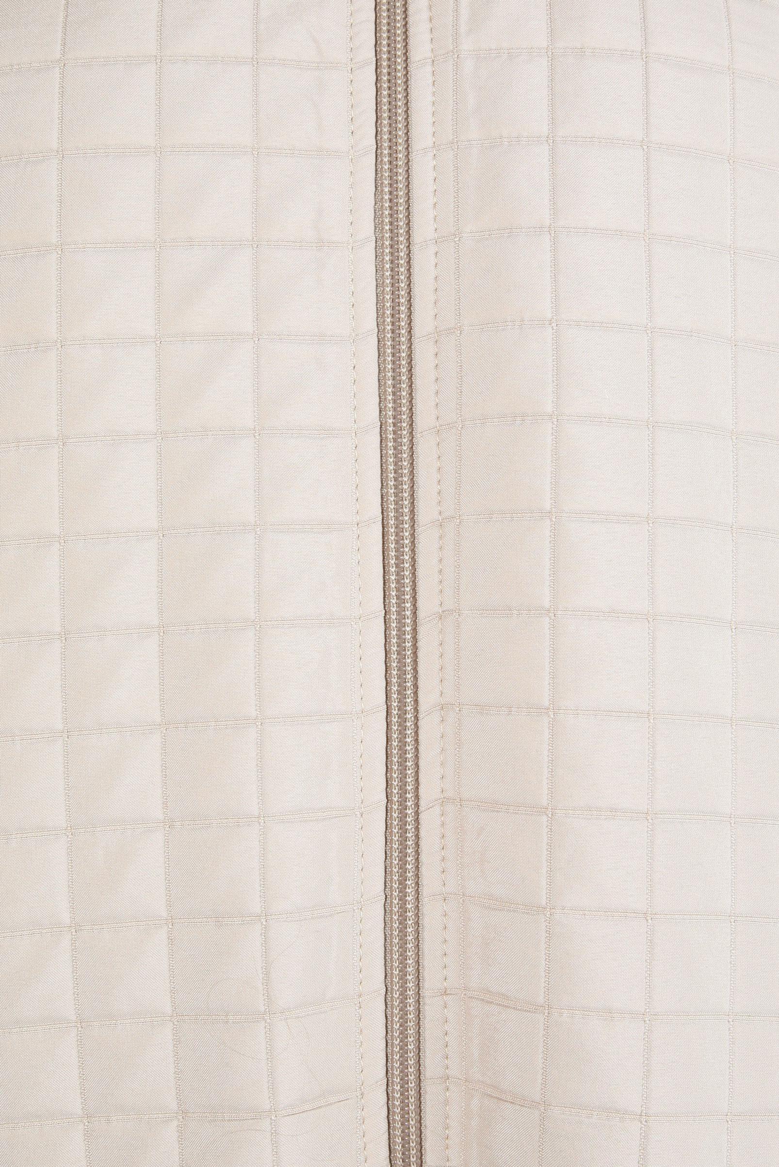 Tesettür giyim BEJ KAPİTONE DESENLİ YELEK 44302