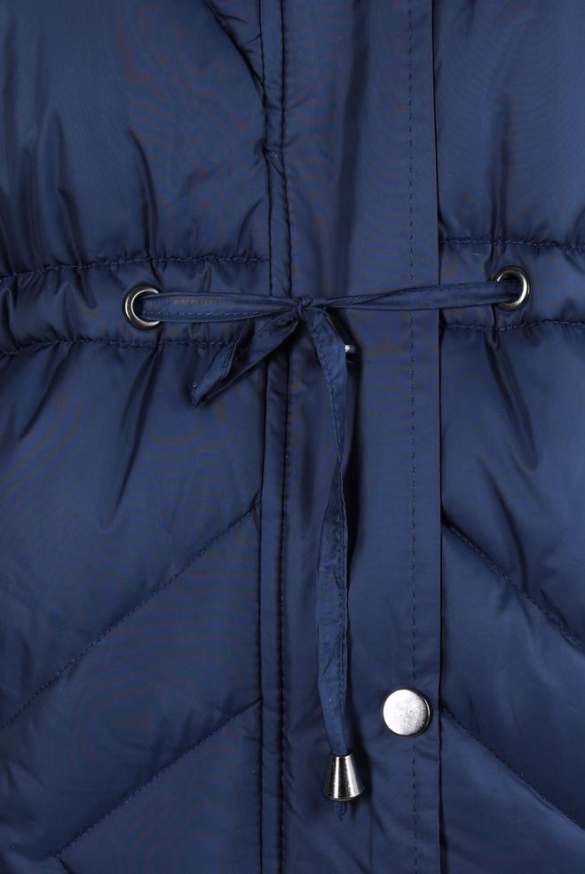 Vêtements hijab BLEU MARINE GILET DOUX À CAPUCHE 90441 - ALVİNA