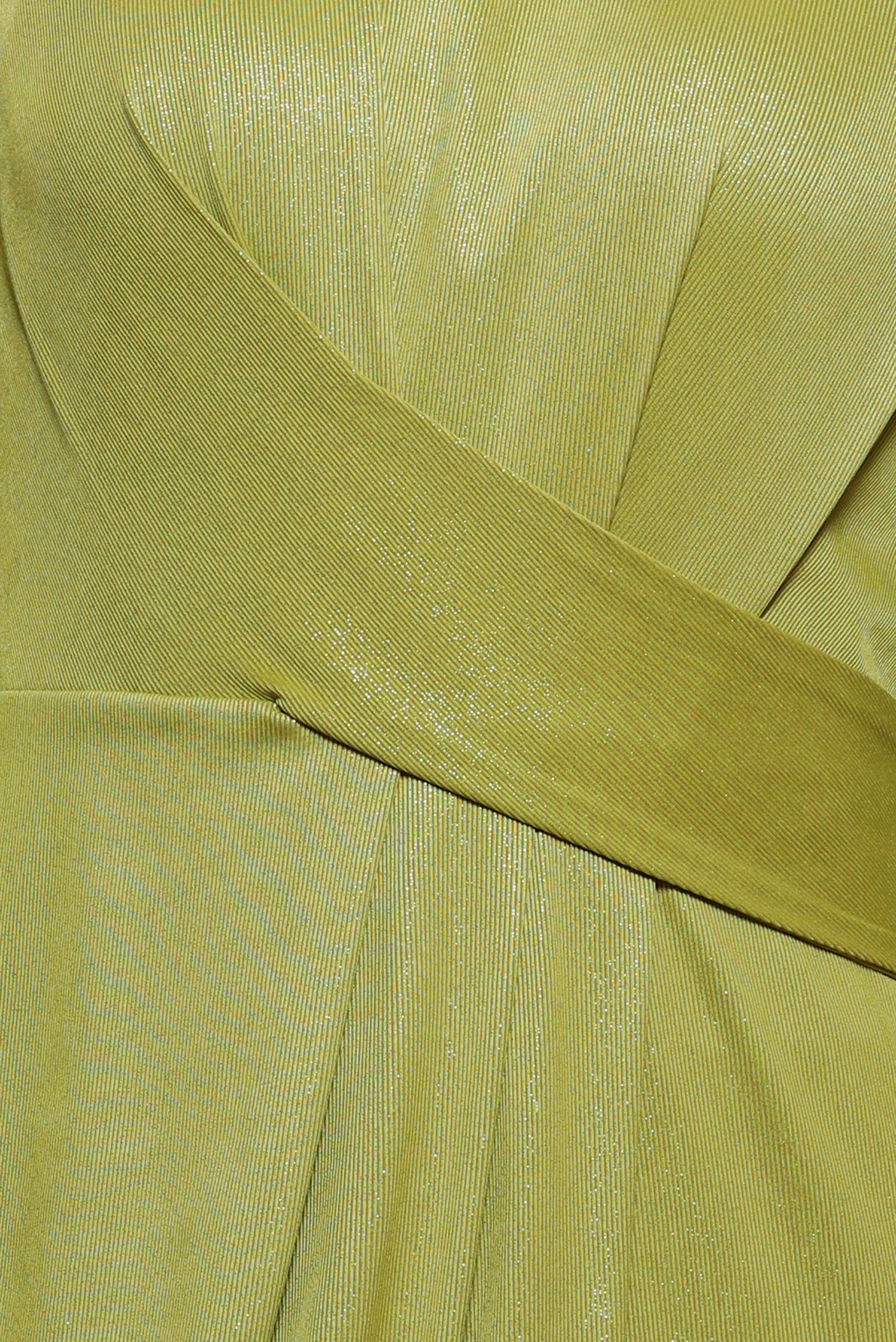 Tesettür giyim YEŞİL SİMLİ ABİYE ELBİSE 50404