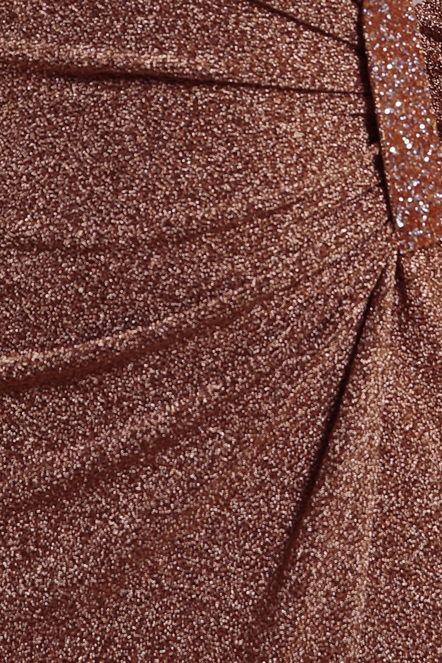 Tesettür giyim BAKIR / BRONZ SİMLİ ABİYE ELBİSE 50414