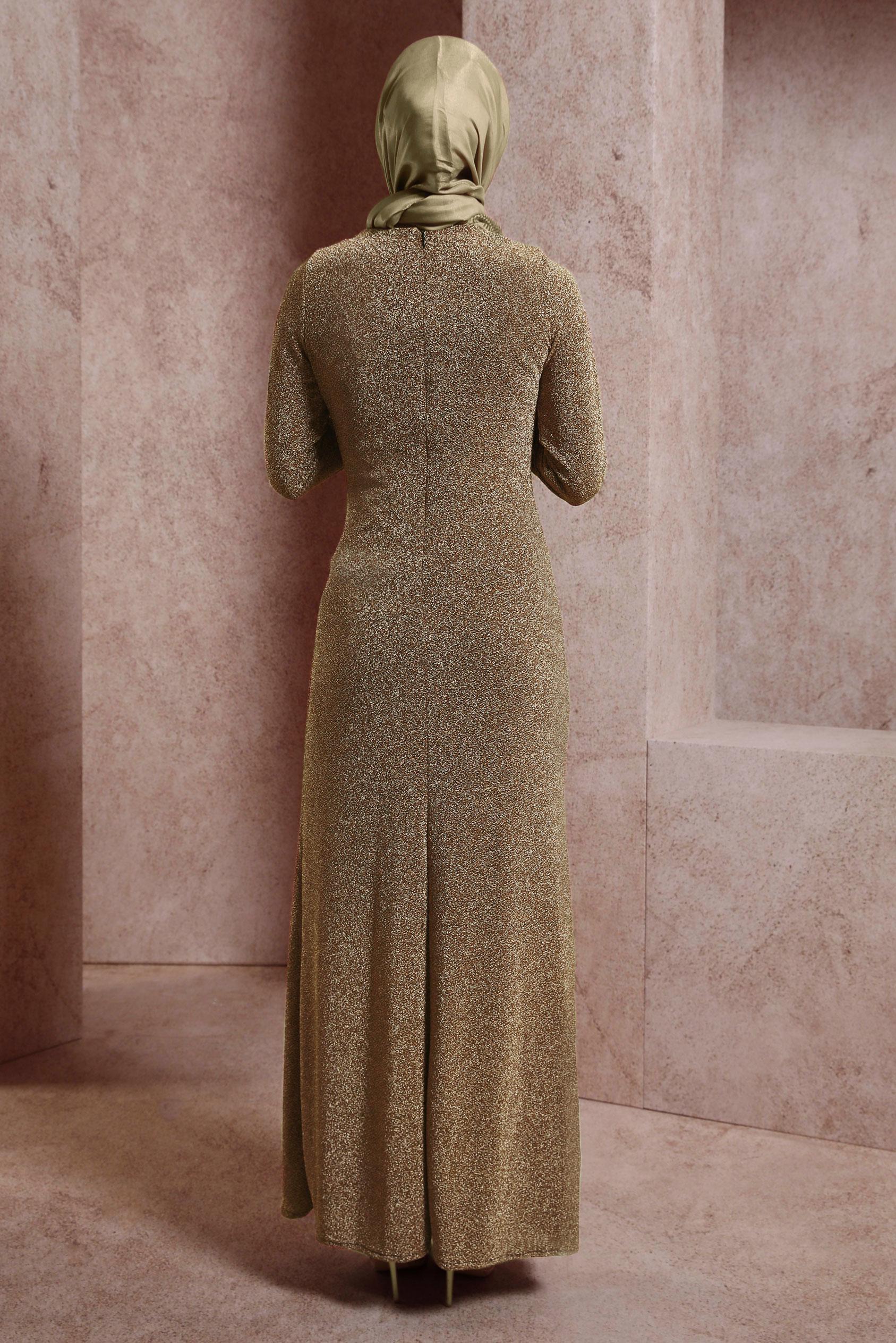 Vêtements hijab OR ROBE DE SOIRÉE PAILLETÉE 50414