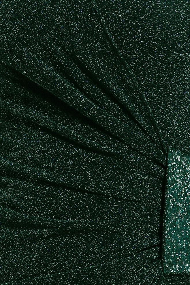 Hijab clothing GREEN GLITTERY EVENING DRESS 50414 - ALVİNA