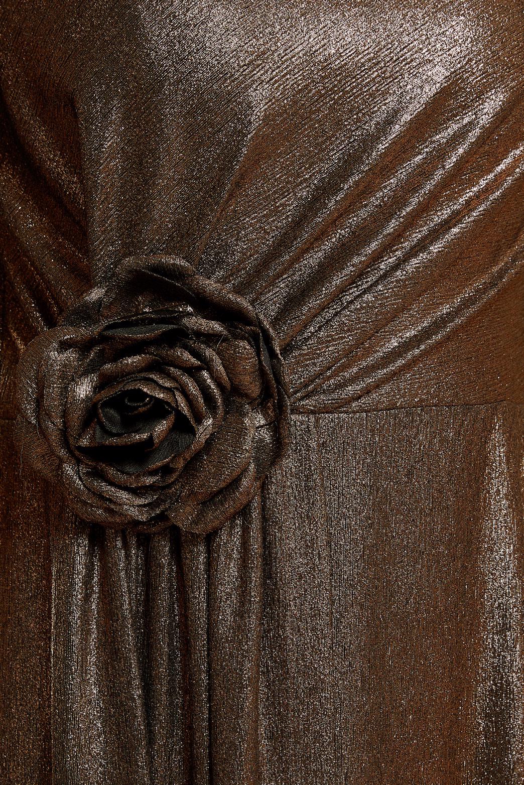 Tesettür giyim SİYAH ÇİÇEK DETAYLI ABİYE 50421