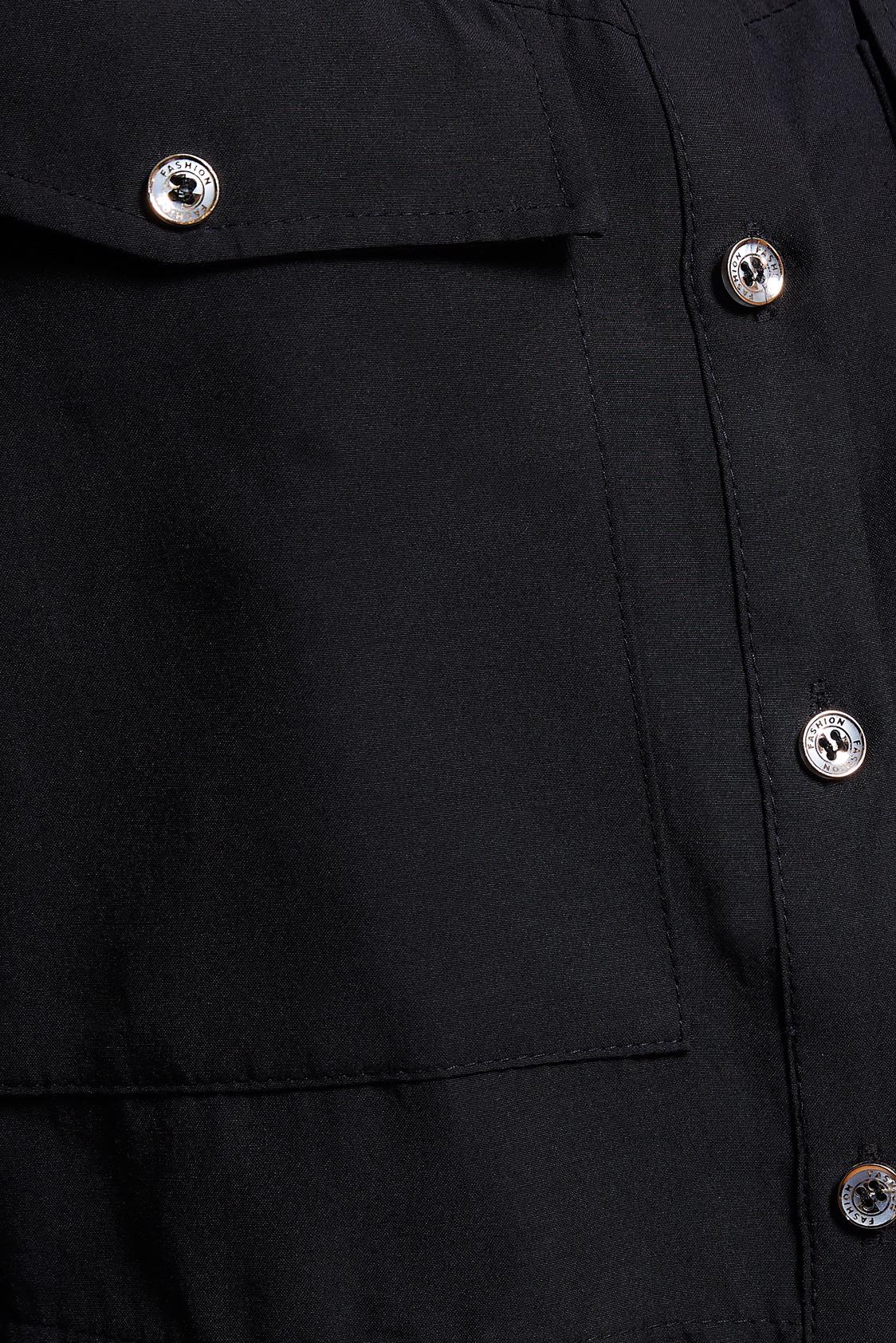 Tesettür giyim SİYAH DÜĞMELİ PAMUKLU BLUZ 44496