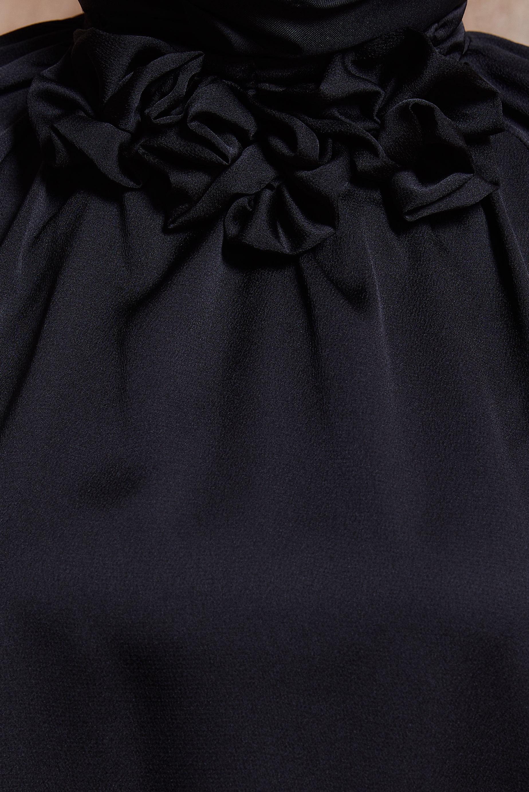 Tesettür giyim SİYAH SATEN BLUZ 44554