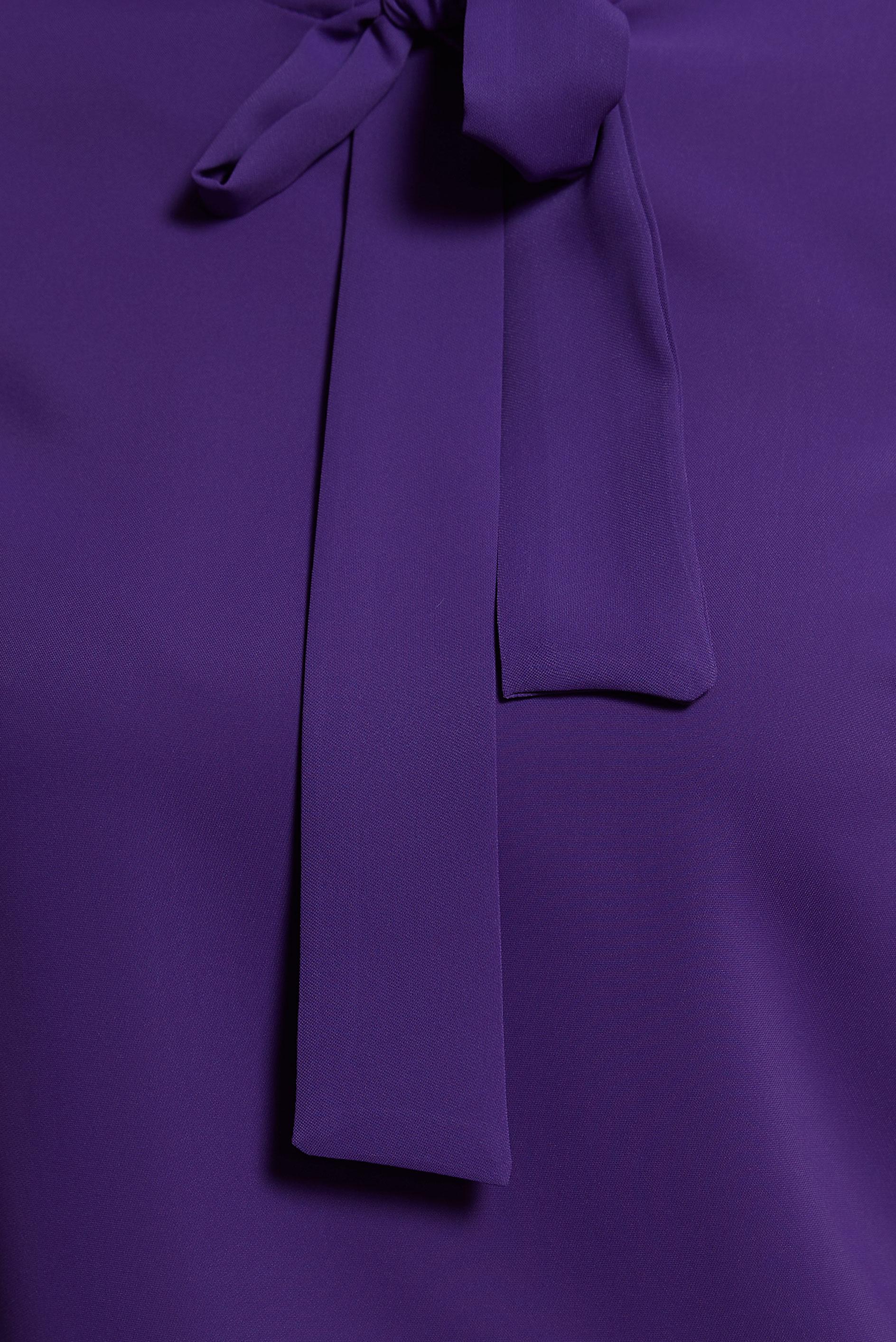 Tesettür giyim MOR BAĞLAMA DETAYLI BLUZ 44613