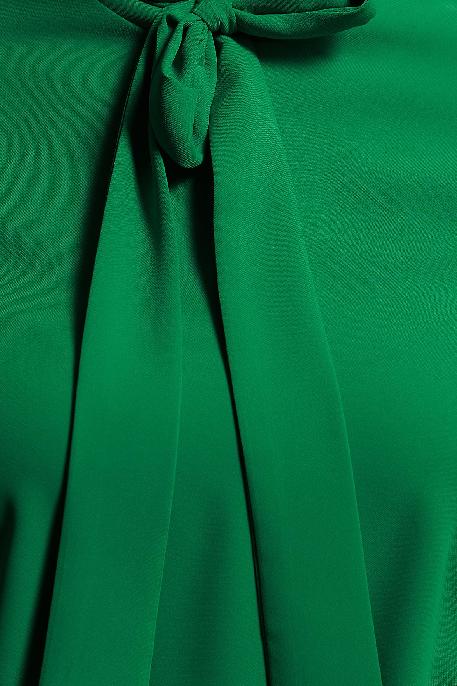 Tesettür giyim YEŞİL BAĞLAMA DETAYLI BLUZ 44613