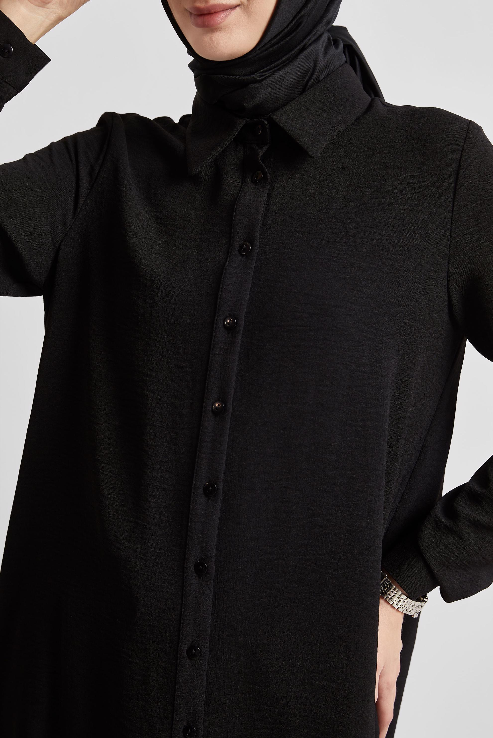 Hijab clothing BLACK SHIRT BLOUSE 44617