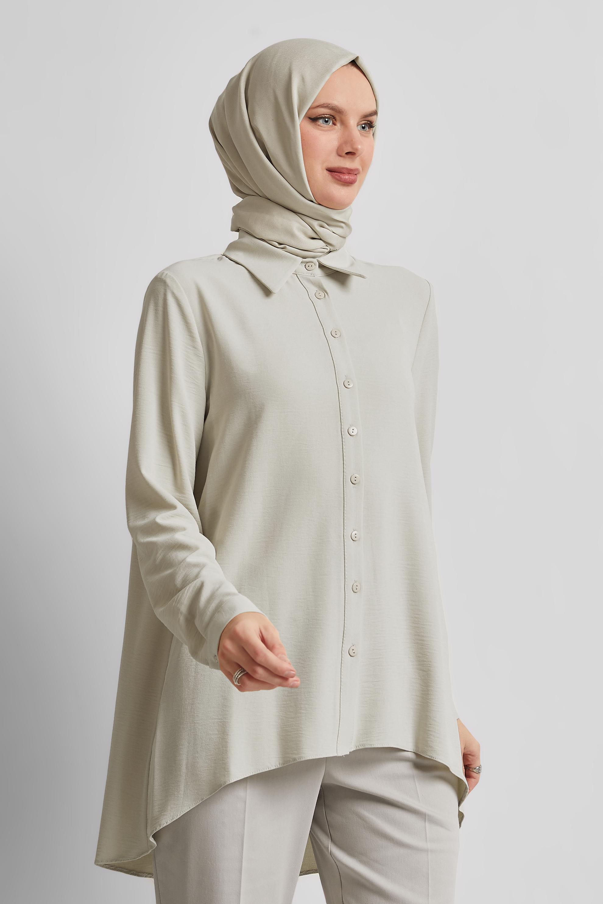 Hijab clothing ECRU SHIRT BLOUSE 44617