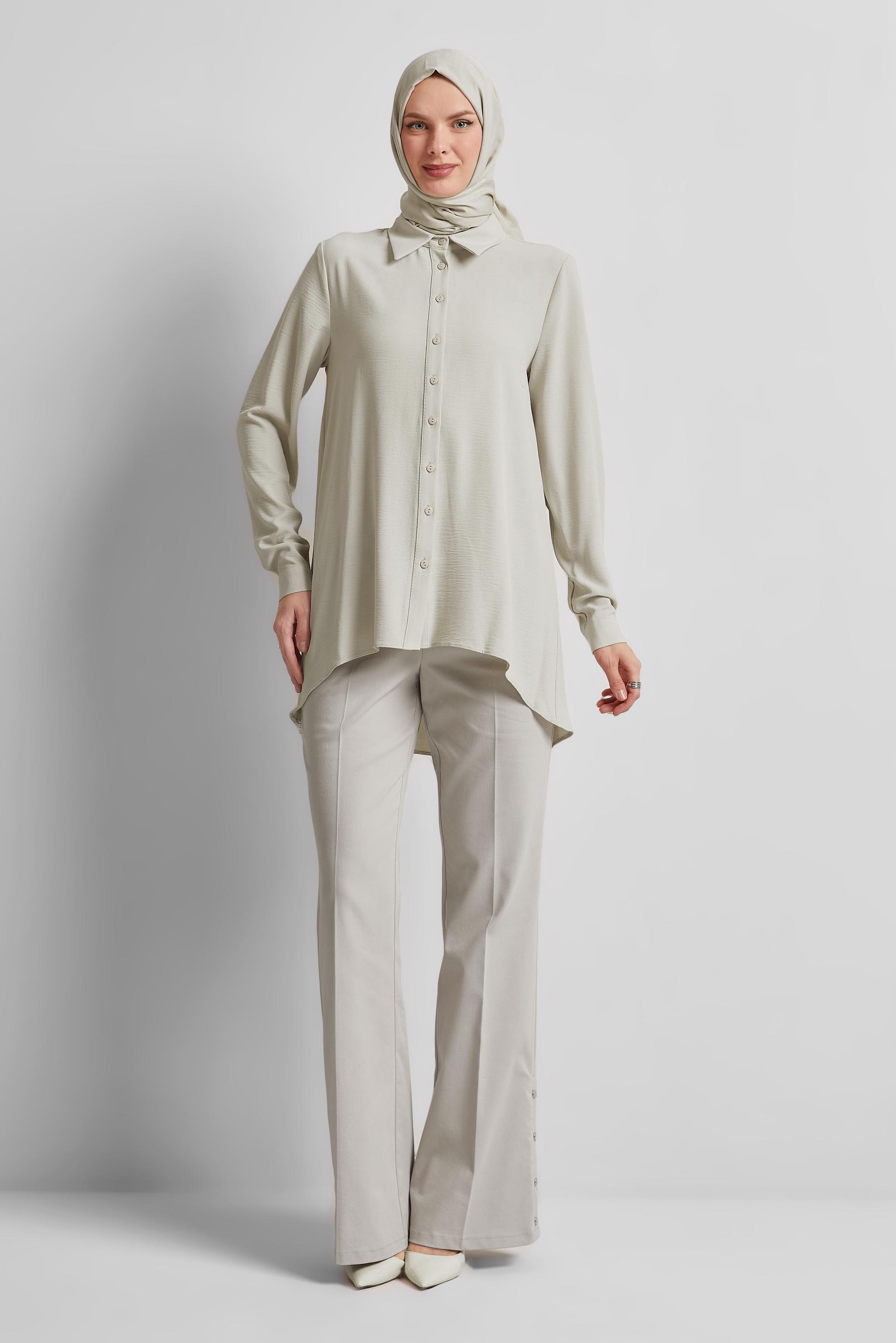 Hijab clothing ECRU SHIRT BLOUSE 44617