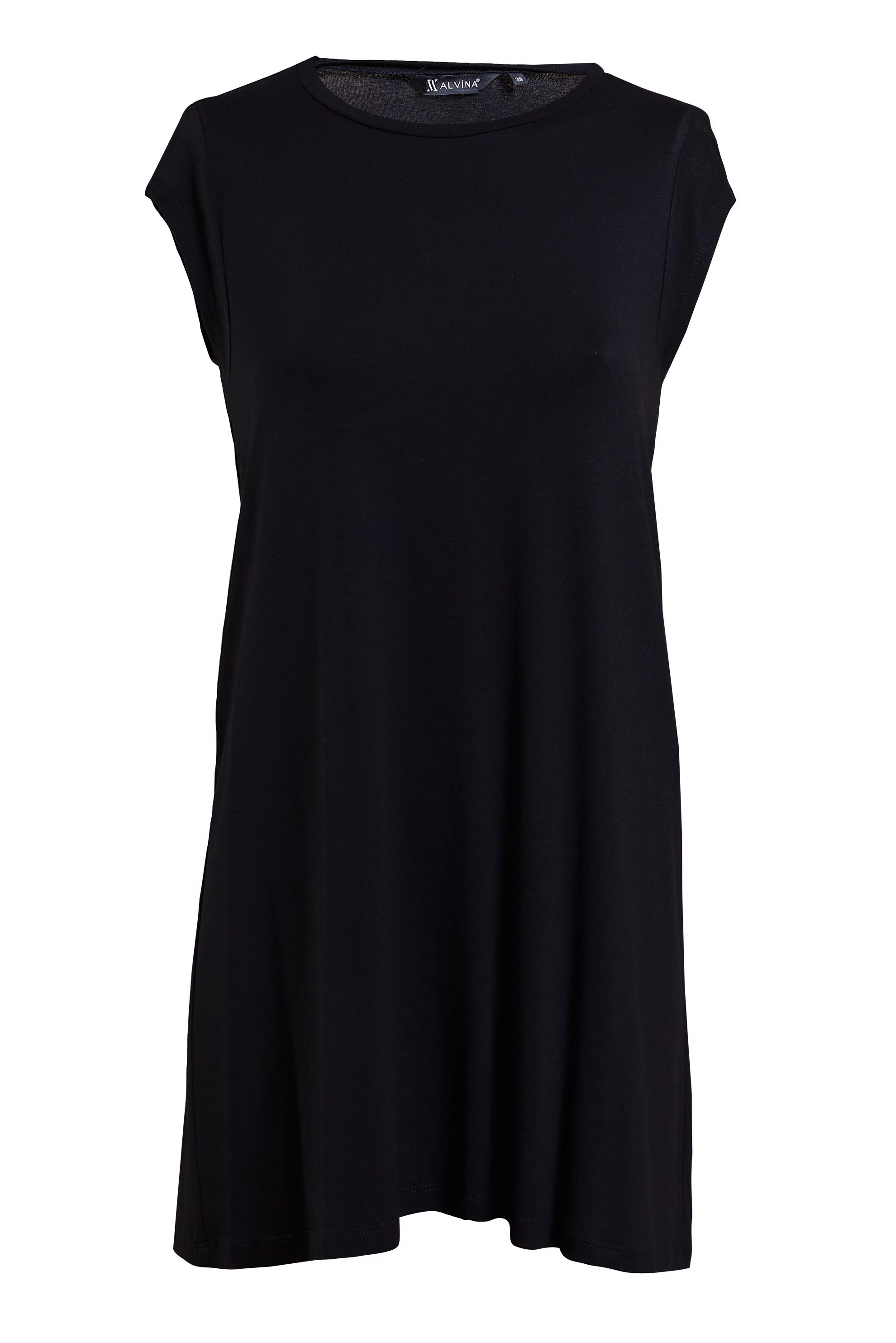 Tesettür giyim SİYAH KOLSUZ İÇ TUNİK 44789