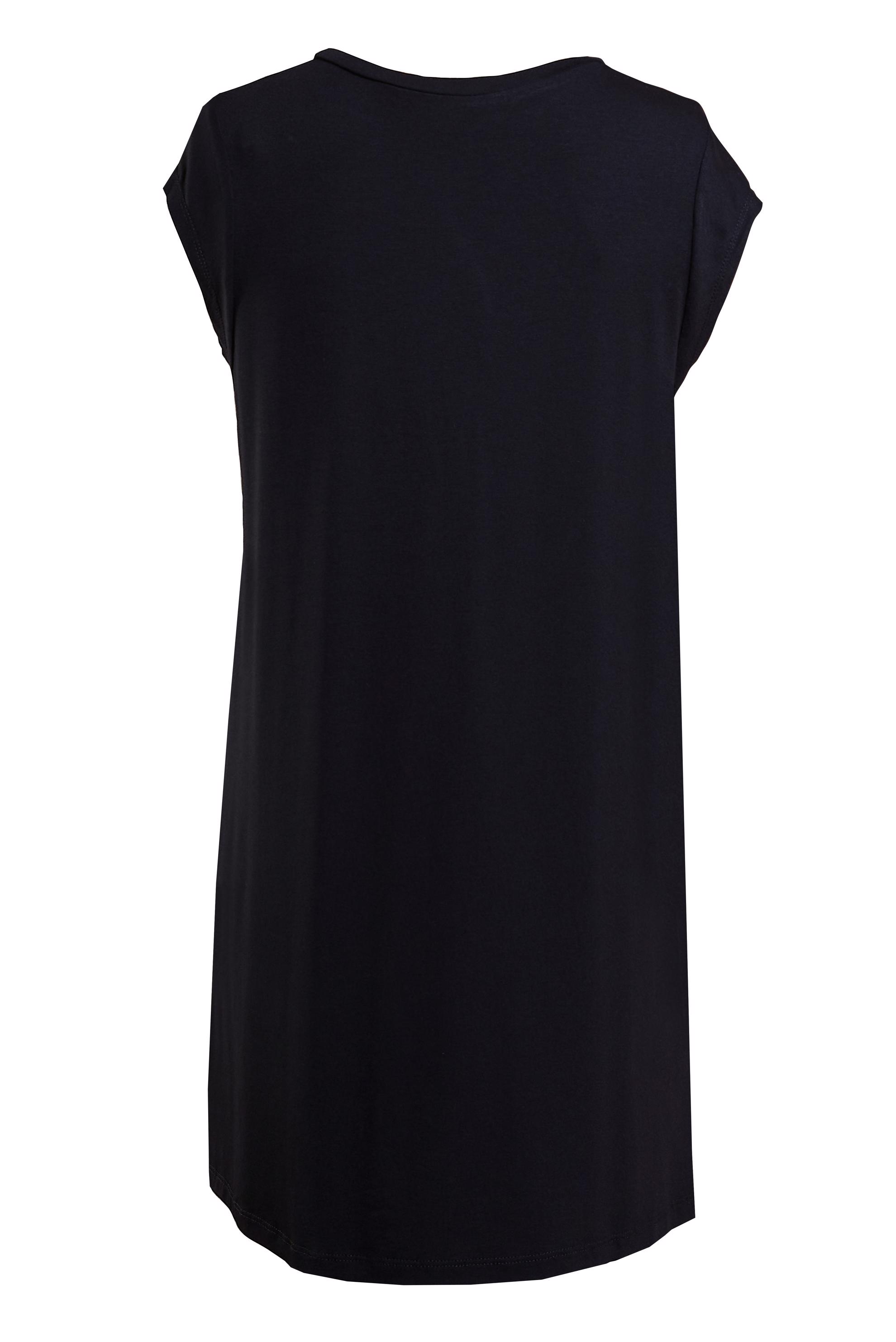 Tesettür giyim SİYAH KOLSUZ İÇ TUNİK 44789