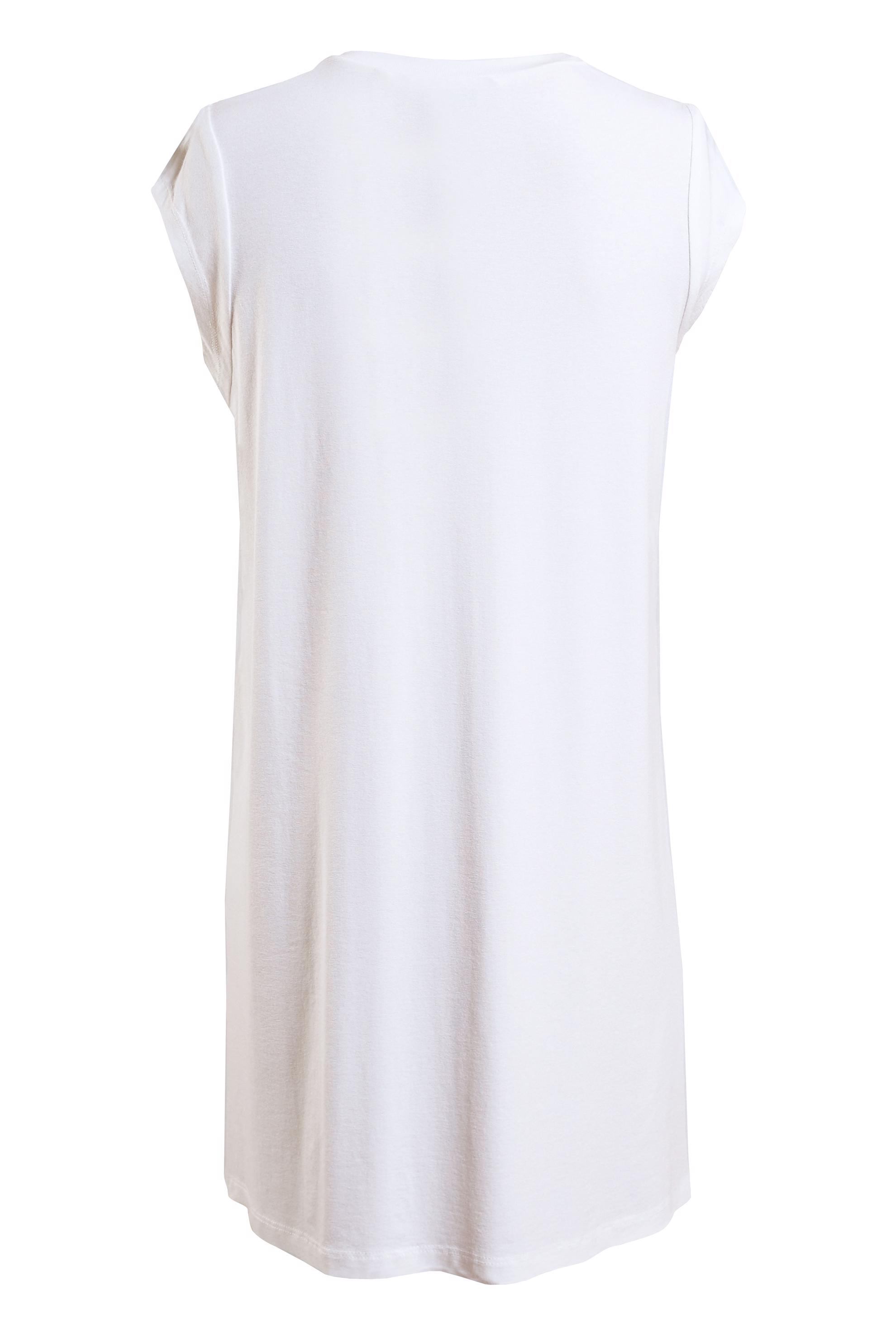 Tesettür giyim BEYAZ KOLSUZ İÇ TUNİK 44789