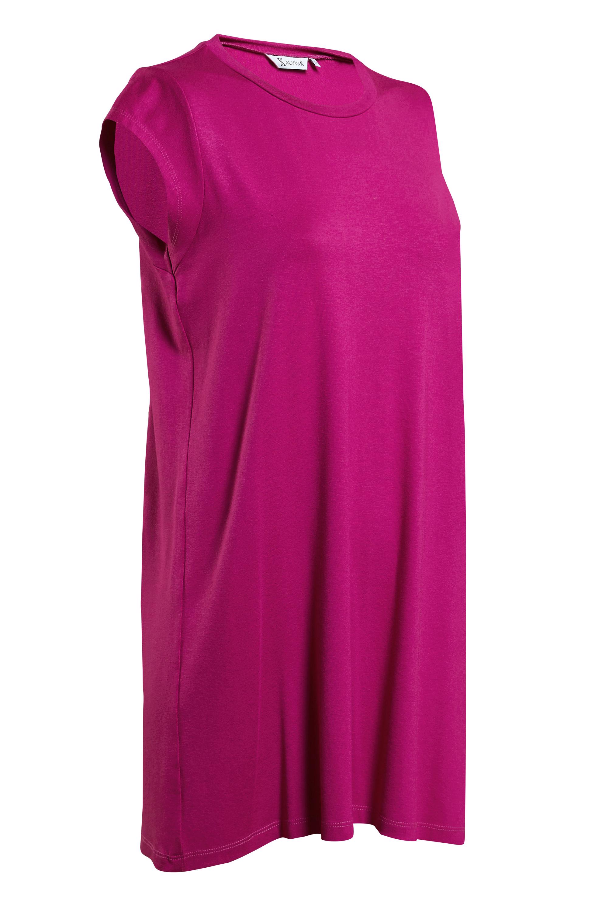 Tesettür giyim FUŞYA KOLSUZ İÇ TUNİK 44789