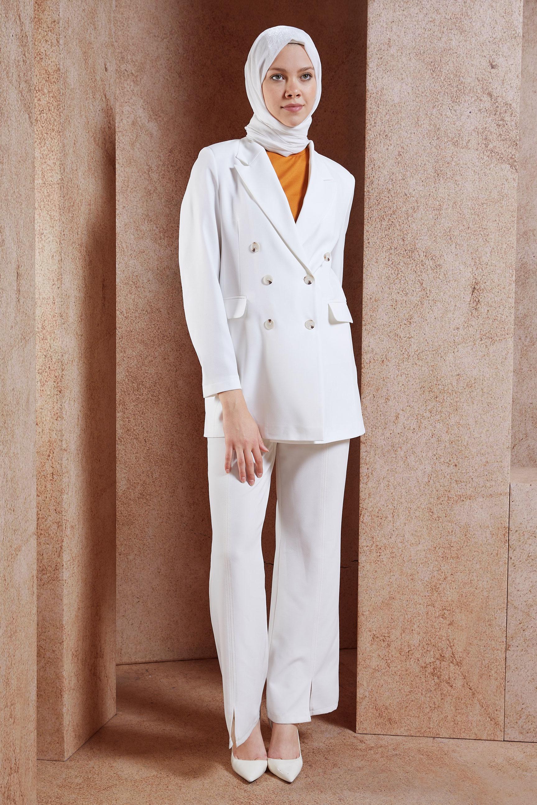 Hijab clothing YELLOW SLEEVELESS INNER TUNIC 44789