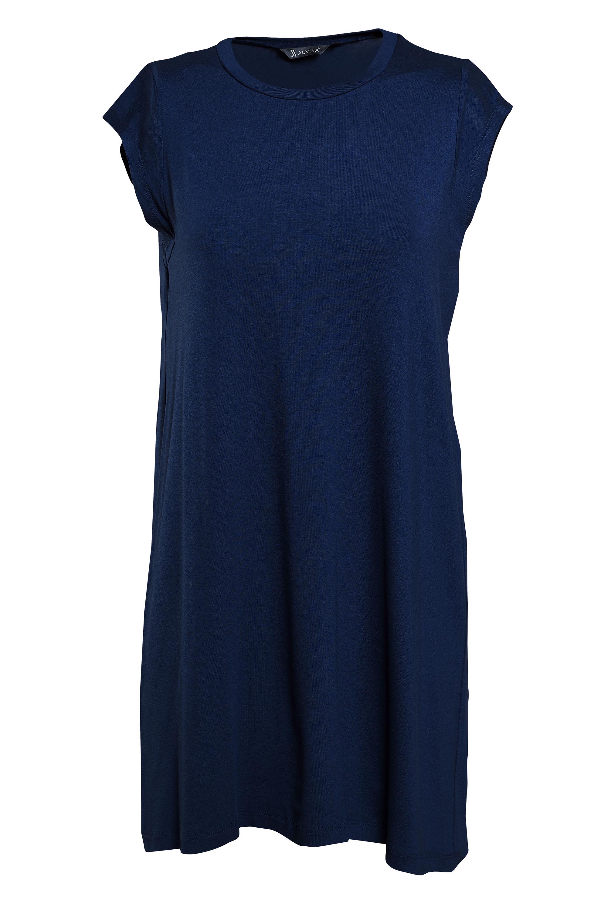 Hijab clothing NAVY BLUE SLEEVELESS INNER TUNIC 44789