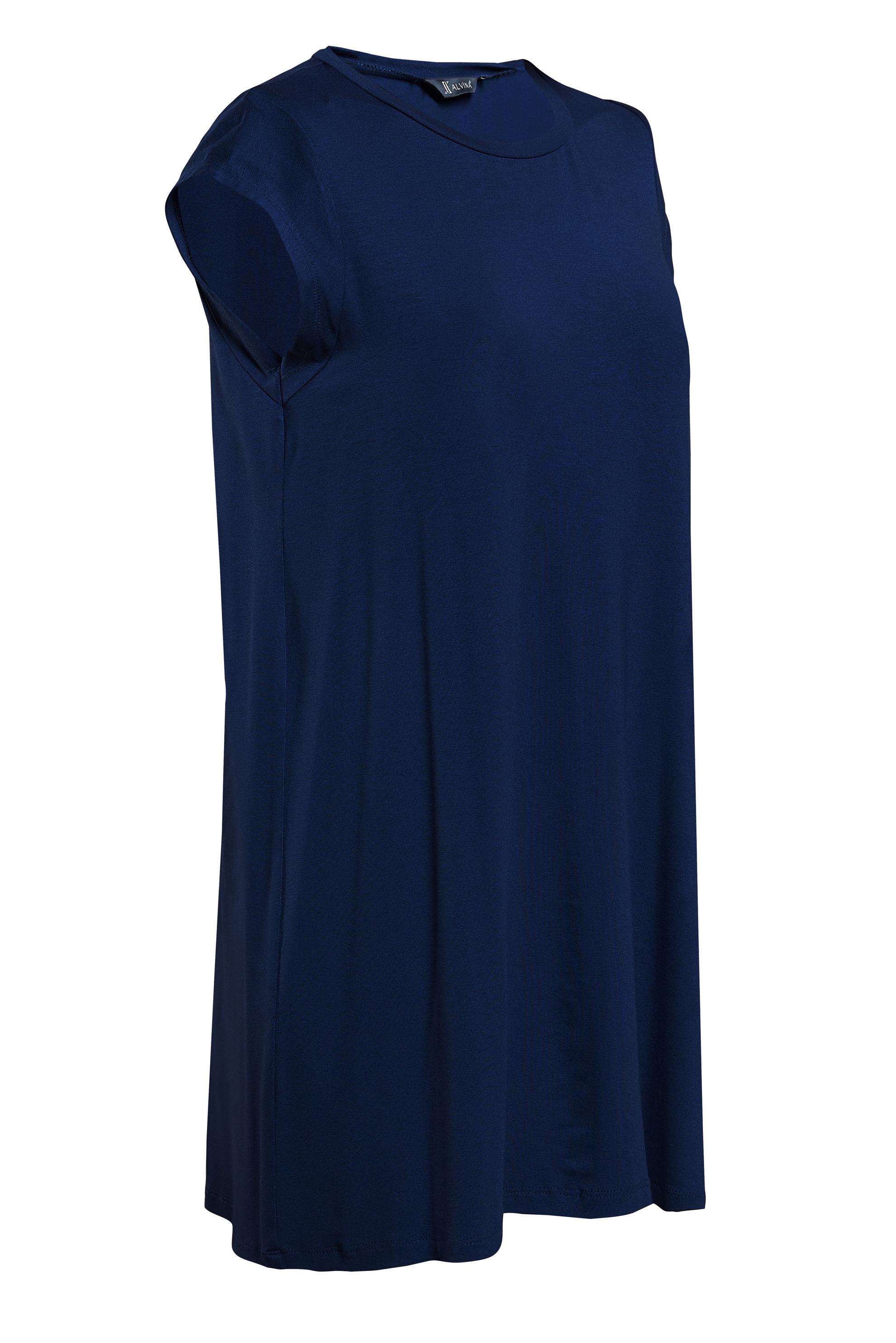 Hijab clothing NAVY BLUE SLEEVELESS INNER TUNIC 44789