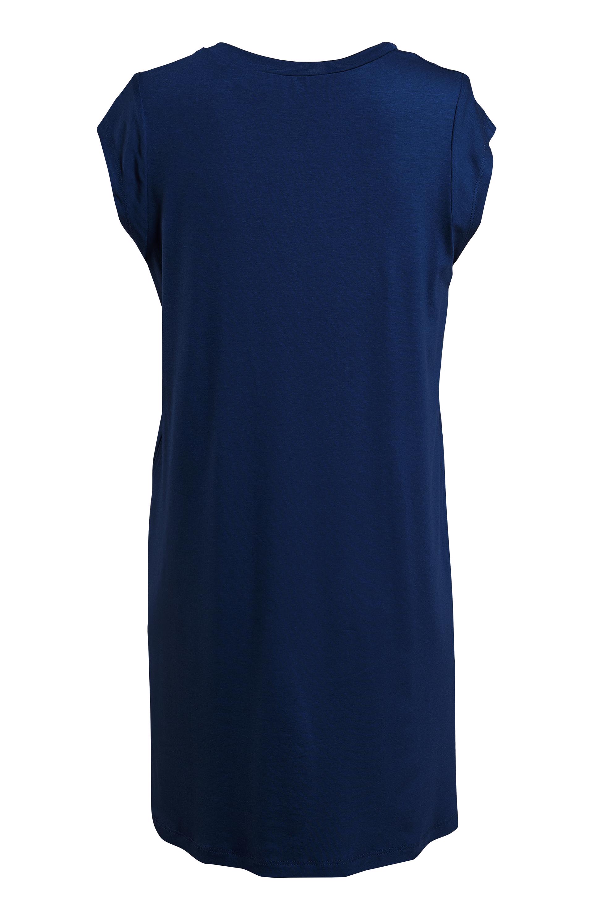 Hijab clothing NAVY BLUE SLEEVELESS INNER TUNIC 44789