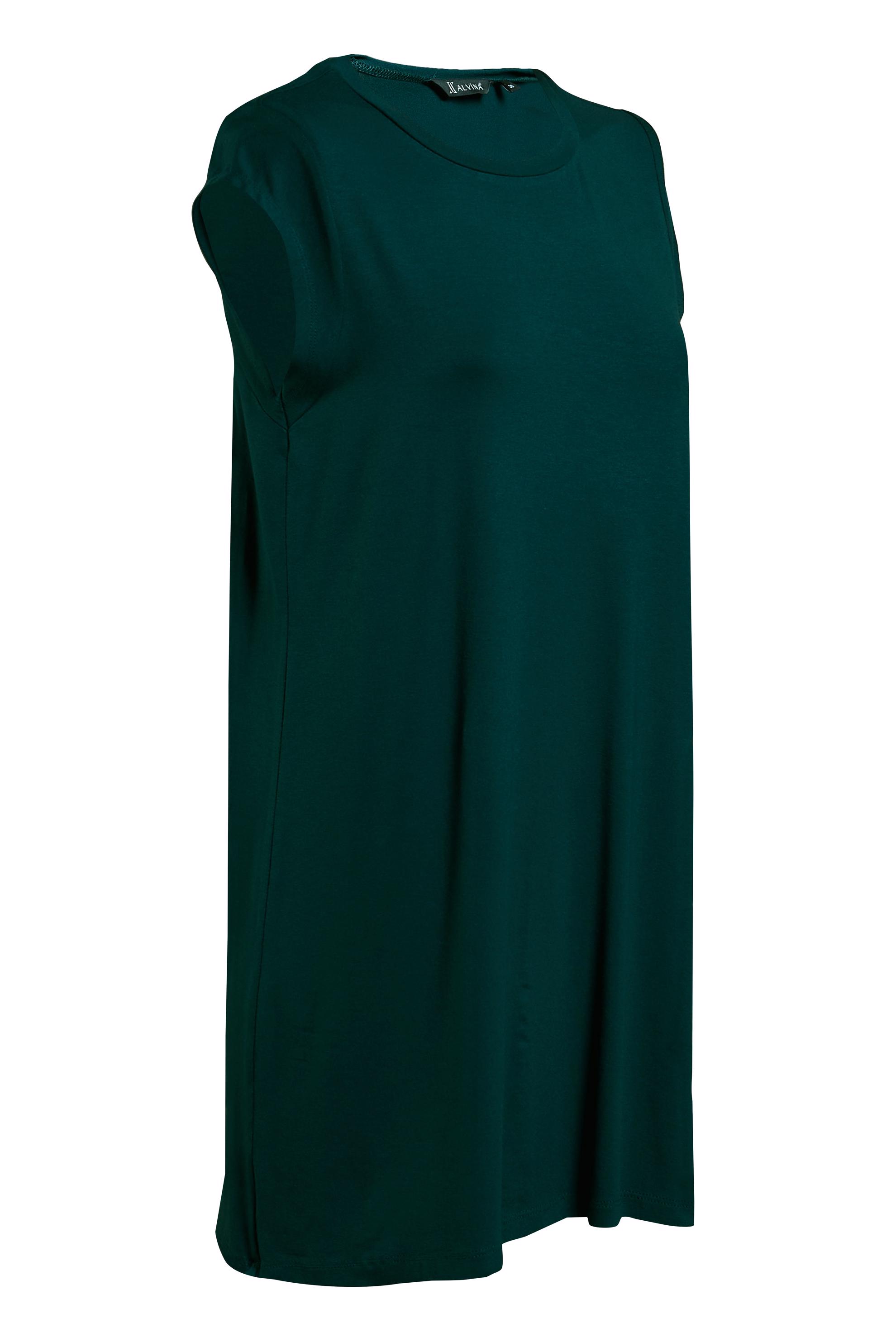 Hijab clothing GREEN SLEEVELESS INNER TUNIC 44789