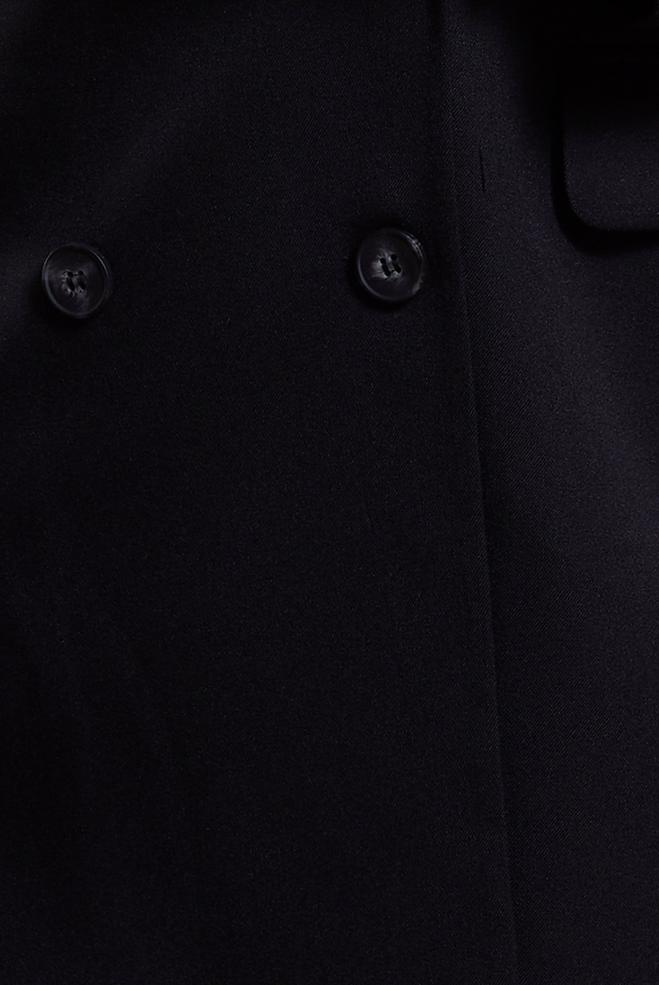 Hijab clothing BLACK DOUBLE BREASTED JACKET 44457 - ALVİNA