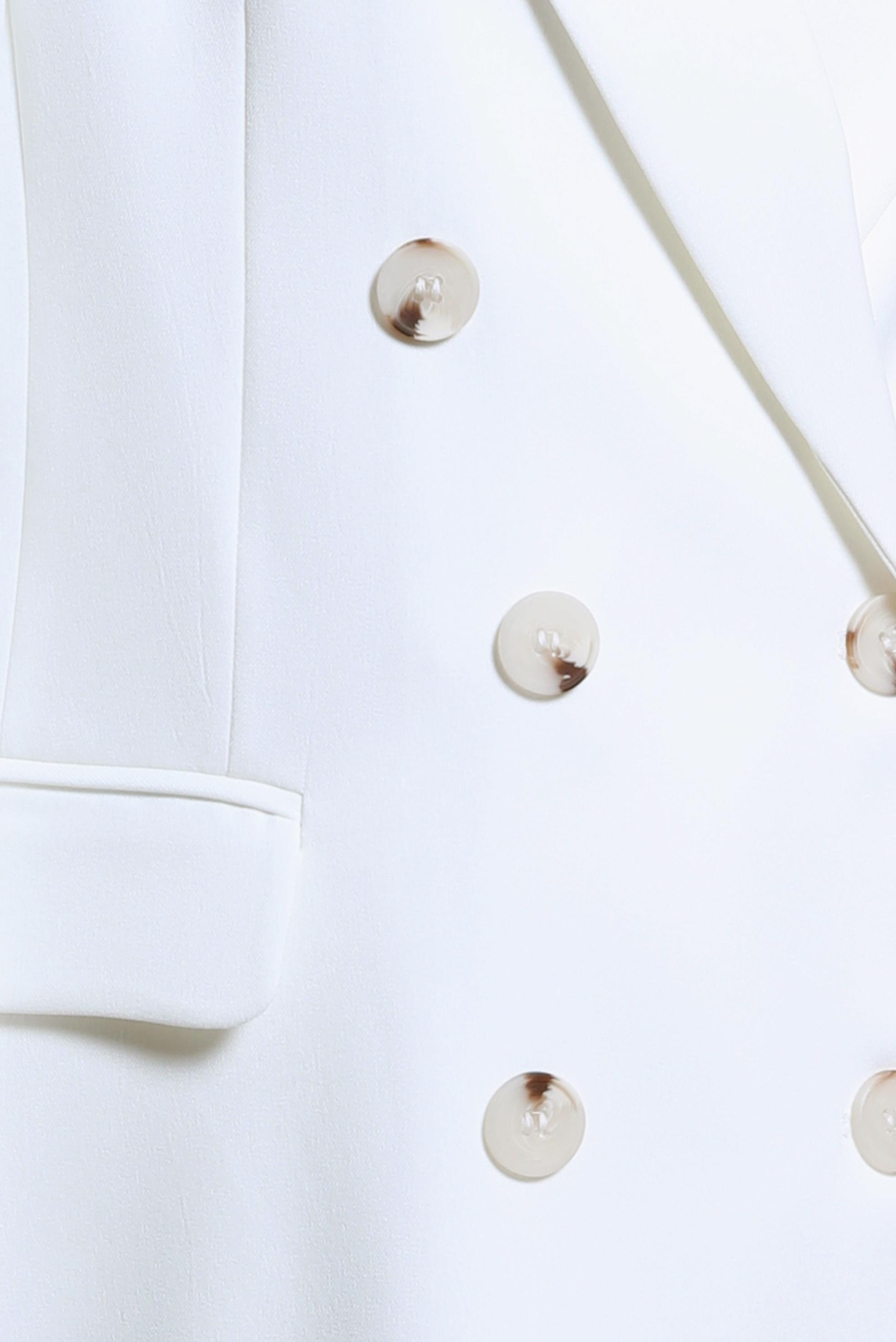 Vêtements hijab BLANC VESTE À DOUBLE BOUTONNAGE 44457