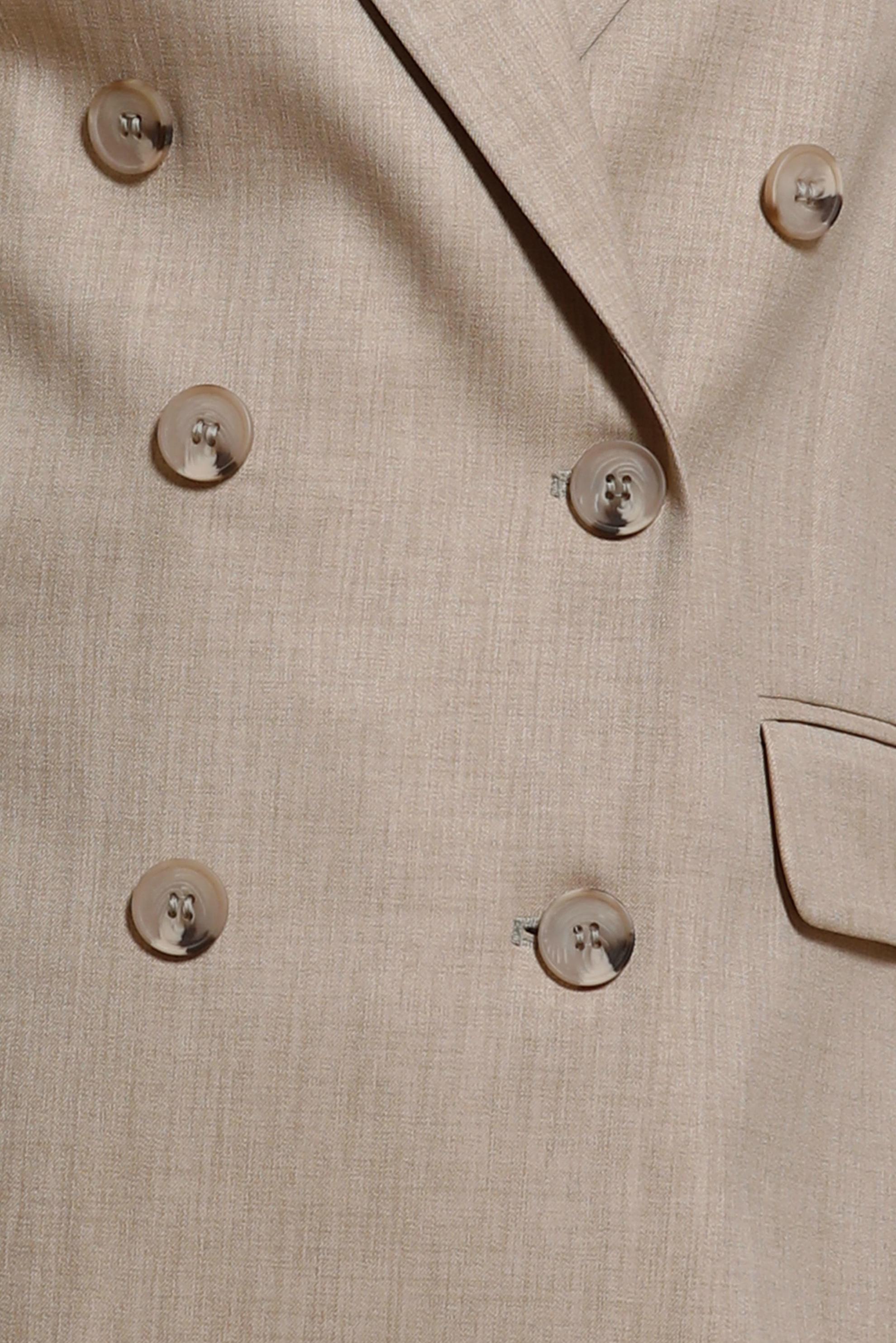 Vêtements hijab BRUN VESTE À DOUBLE BOUTONNAGE 44457