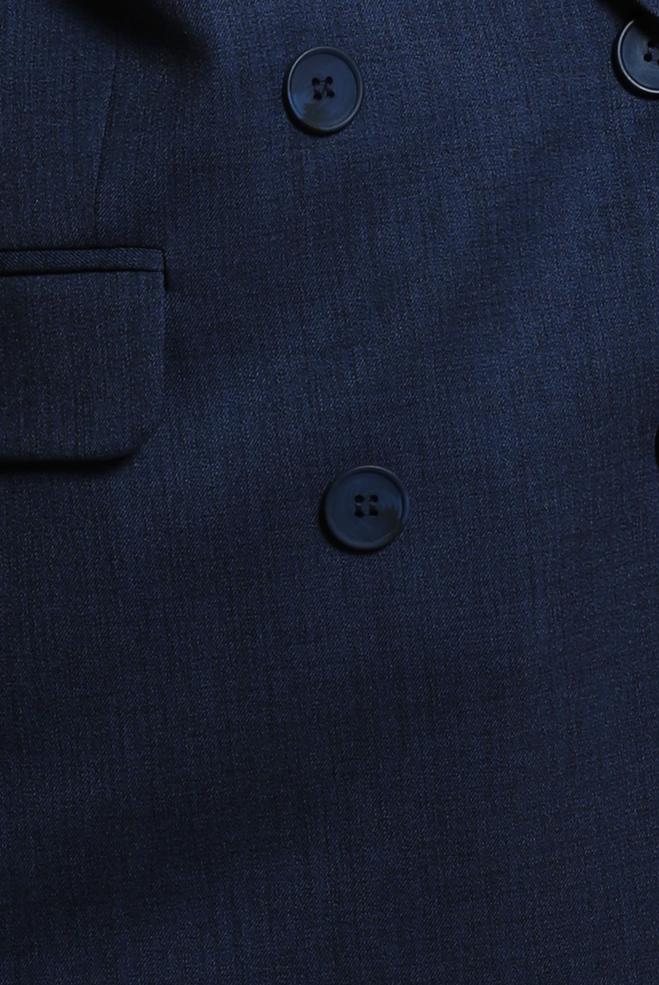 Hijab clothing NAVY BLUE DOUBLE BREASTED JACKET 44457 - ALVİNA