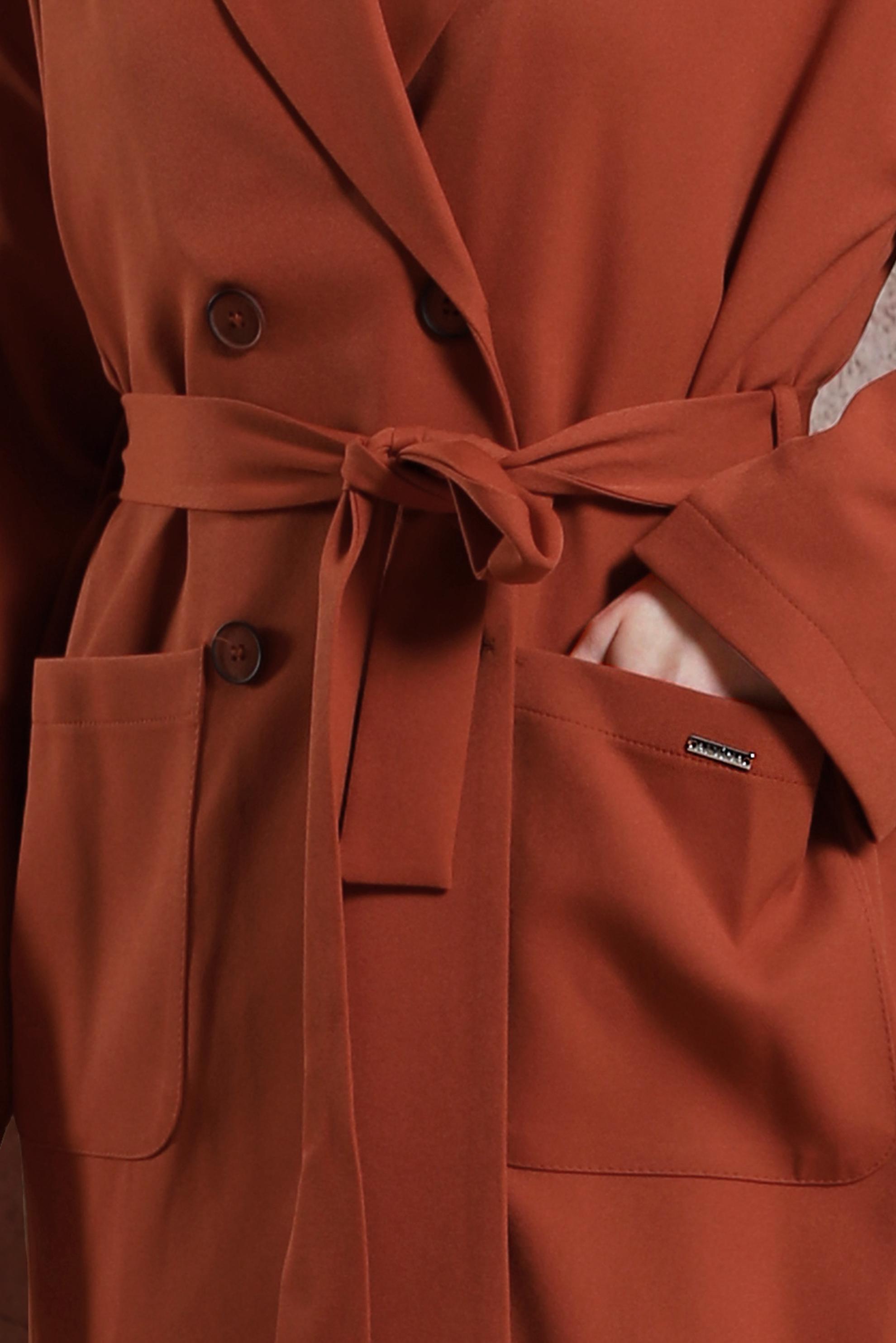 Tesettür giyim TURUNCU KUŞAKLI GİY ÇIK 44458