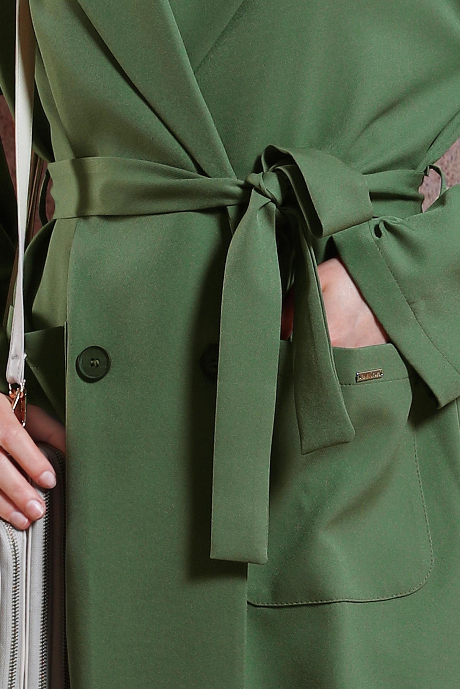 Tesettür giyim YEŞİL KUŞAKLI GİY ÇIK 44458