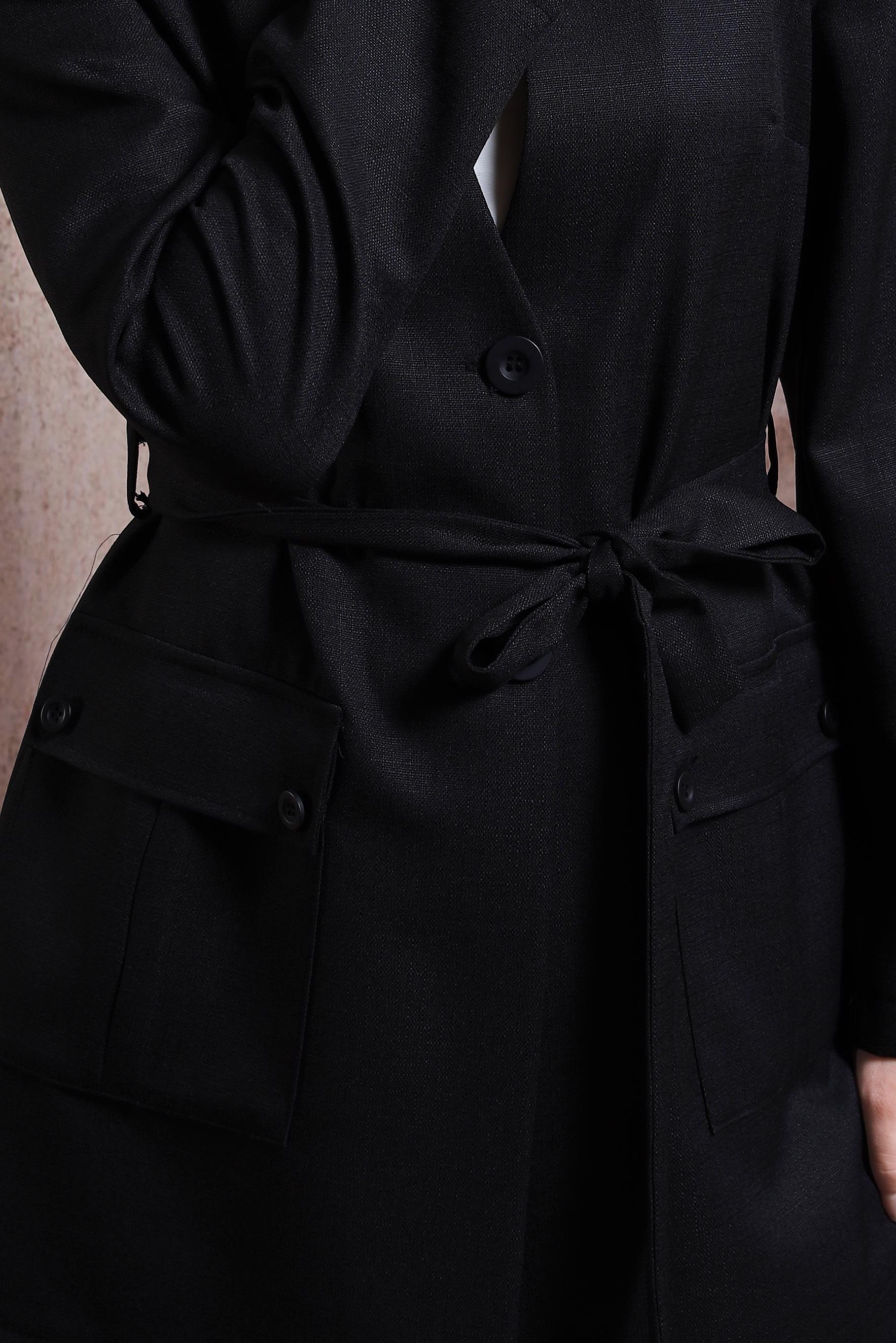 Vêtements hijab NOIR VESTE CEINTURE 44459