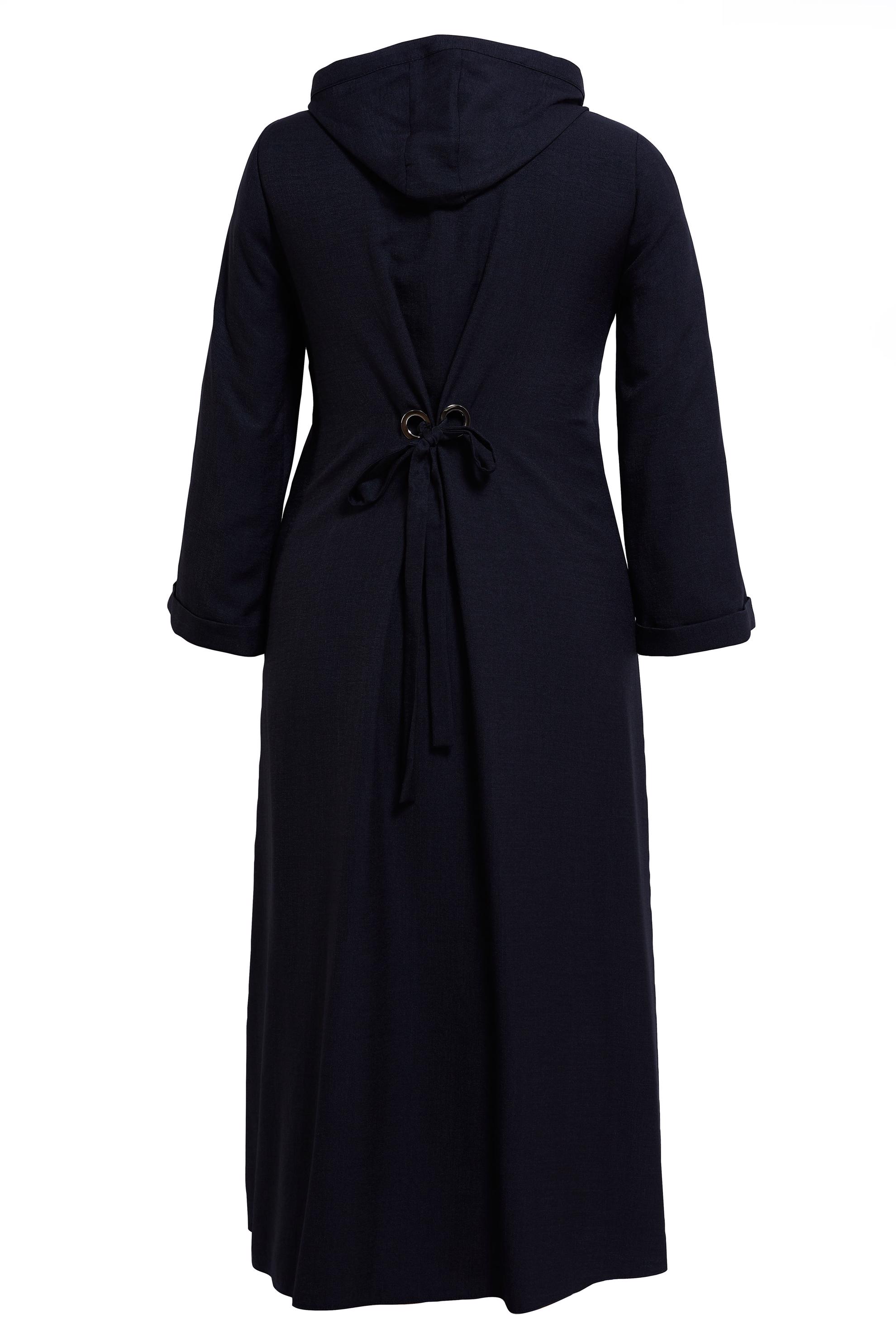 Vêtements hijab NOIR VESTE À CAPUCHE GRANDE TAILLE 44584