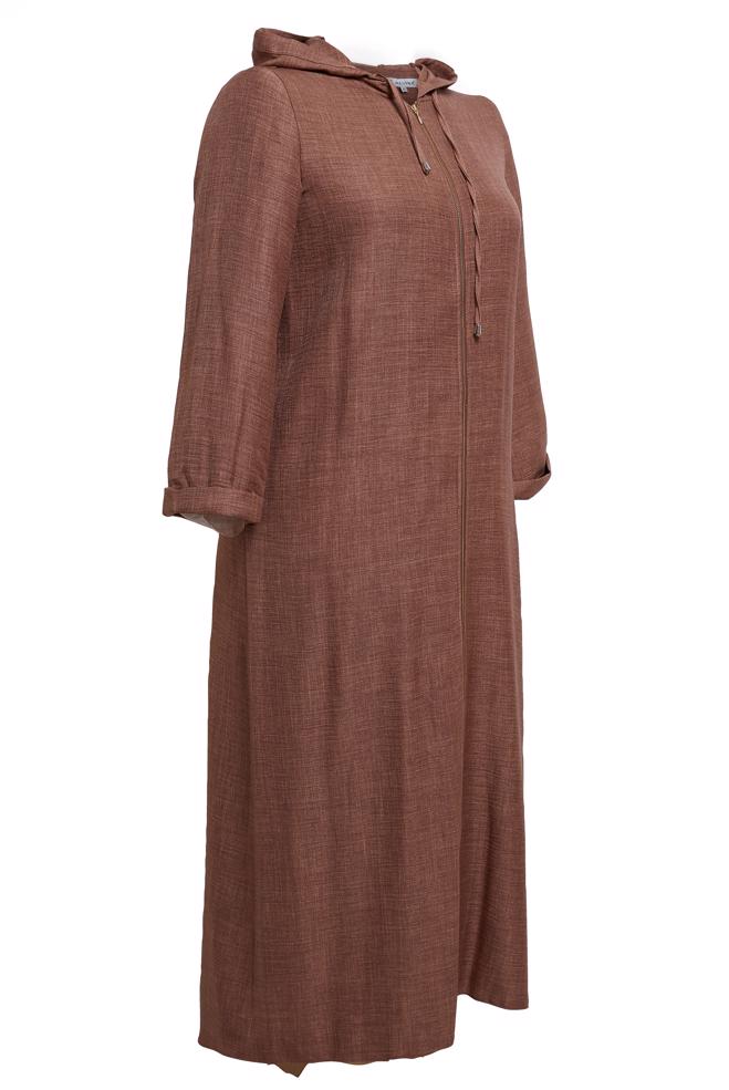 Vêtements hijab TABA VESTE À CAPUCHE GRANDE TAILLE 44584 - ALVİNA