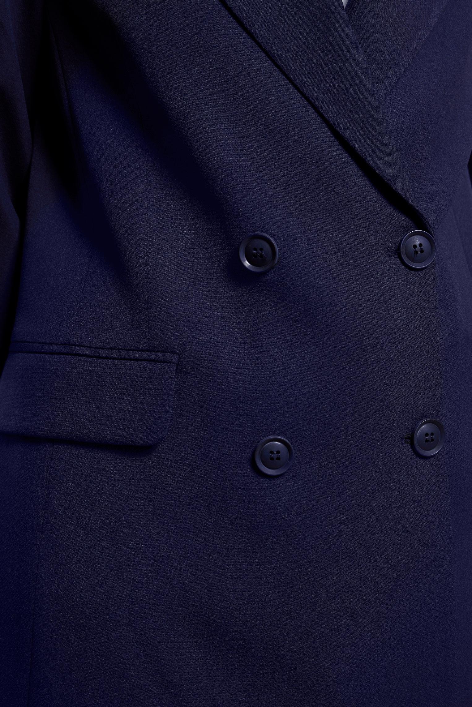 Tesettür giyim LACİVERT KRUVAZE YAKA BLAZER CEKET 44648