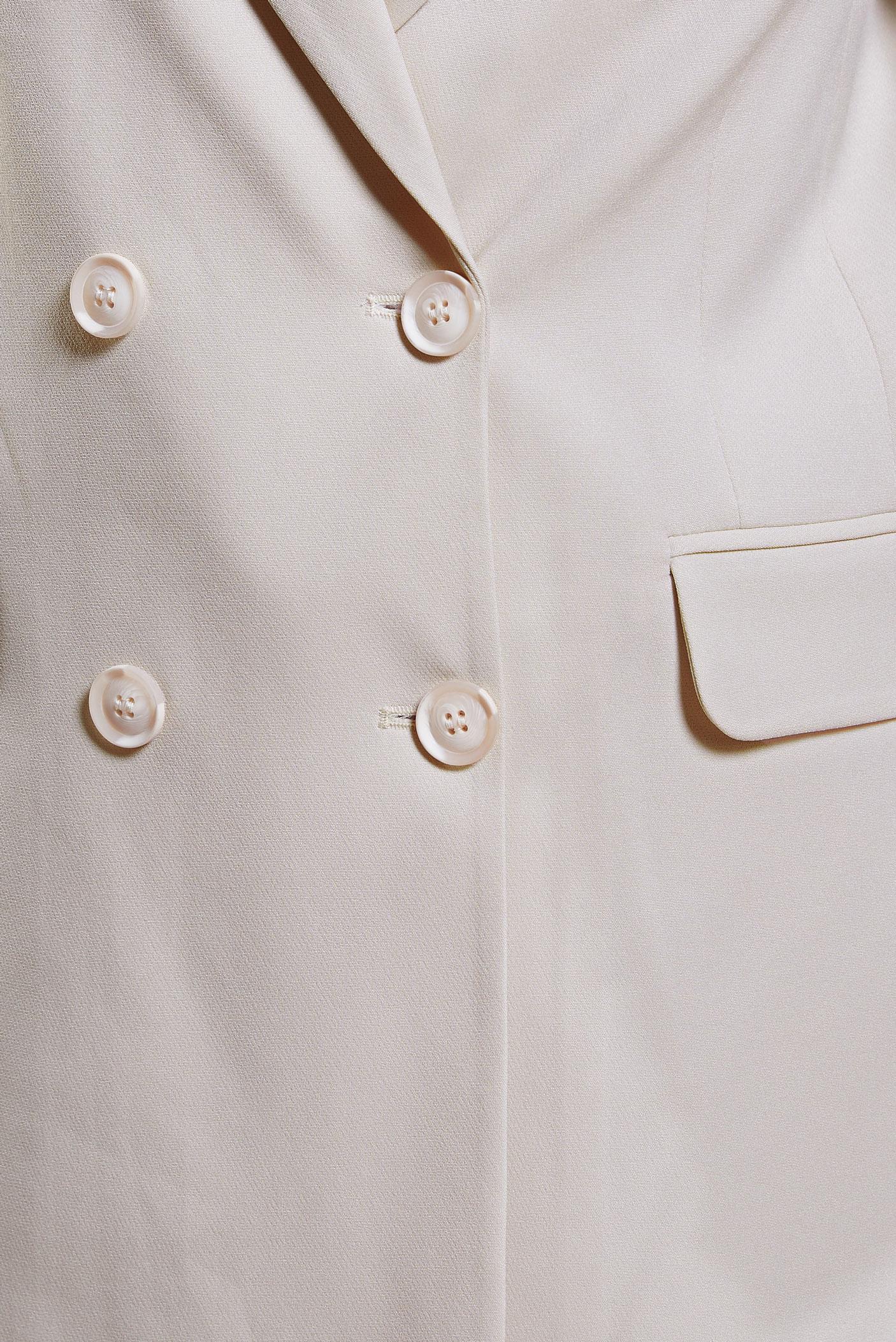 Vêtements hijab ÉCRUE VESTE BLAZER À DOUBLE BOUTONNAGE 44648