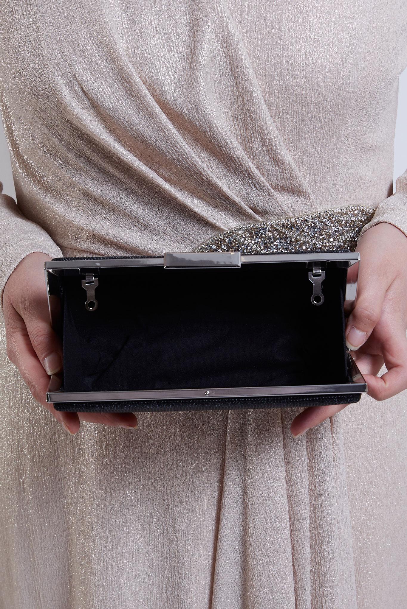 Hijab clothing BLACK ALVINA EVENING BAG 1056