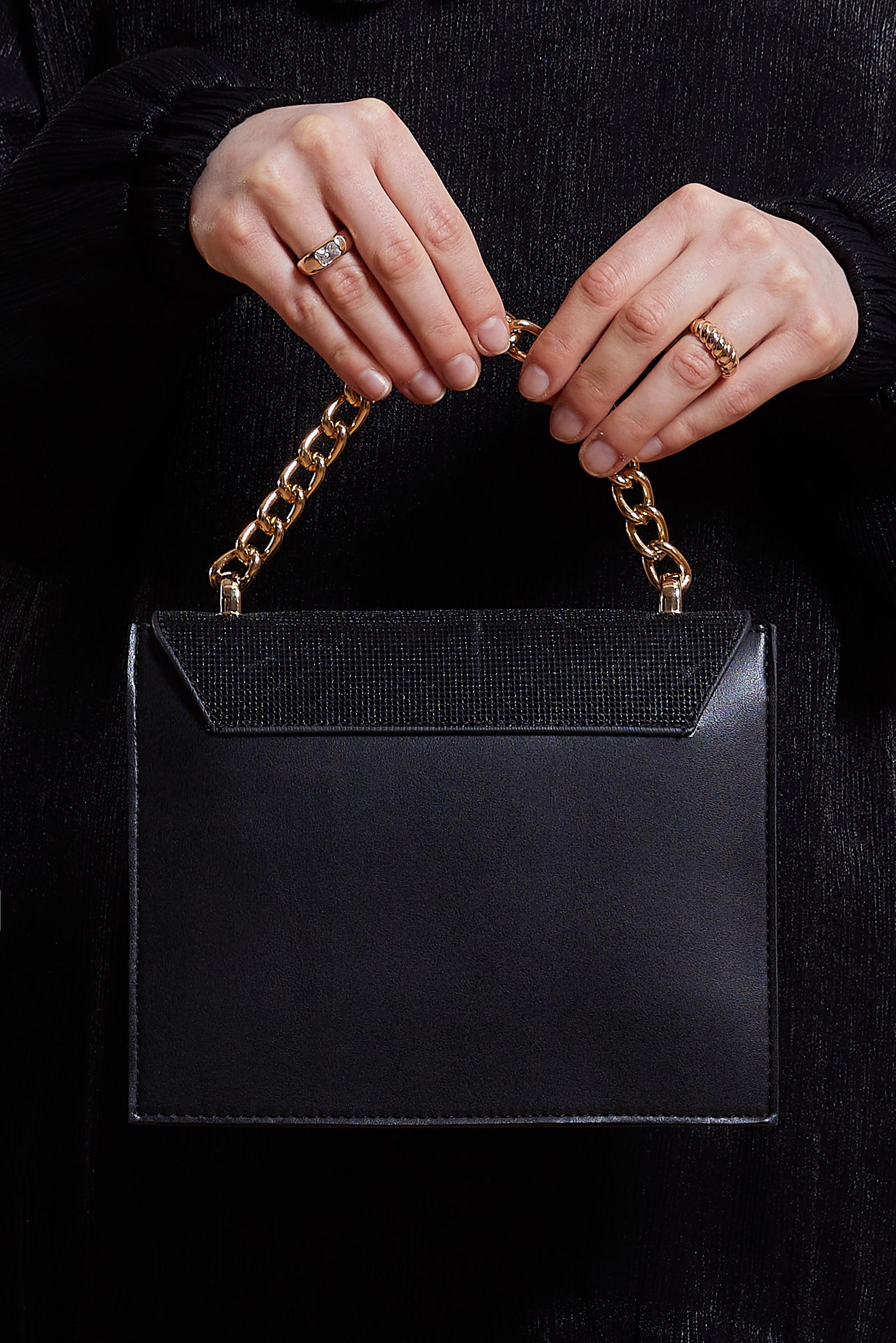 Tesettür giyim SİYAH ALVİNA ÇANTA 132