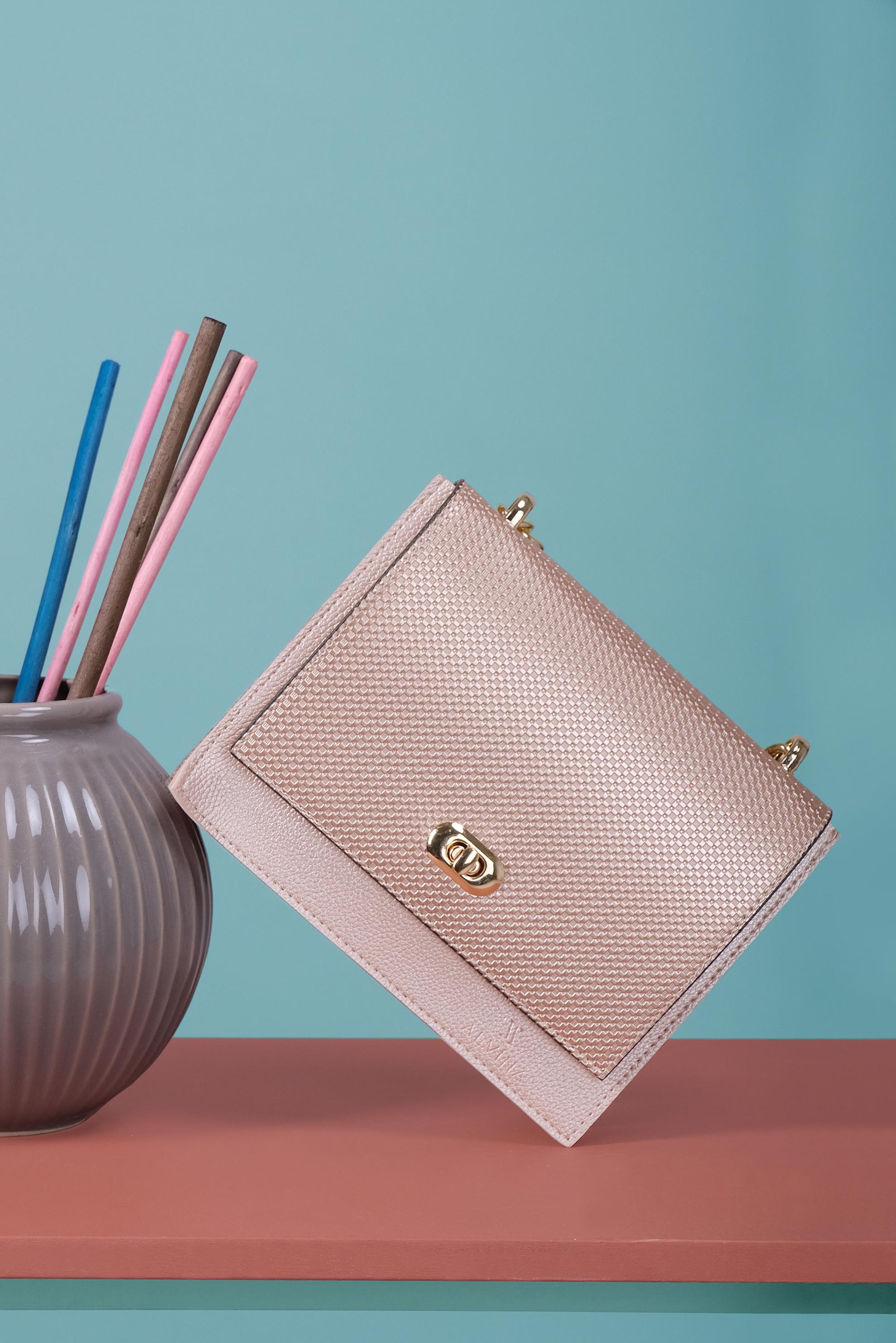 Tesettür giyim BAKIR / BRONZ ALVİNA ÇANTA 132