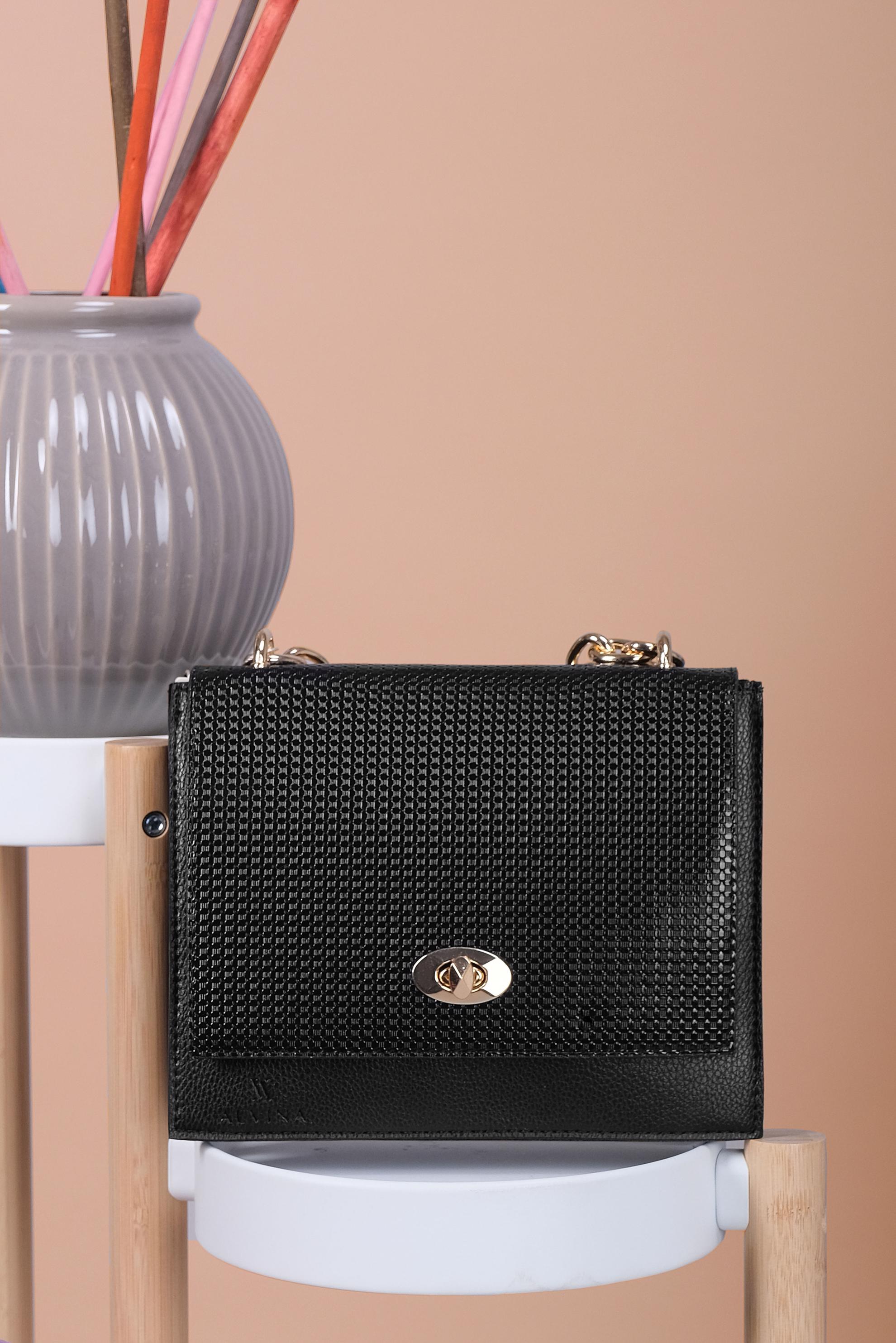 Tesettür giyim SİYAH ALVİNA ÇANTA 132