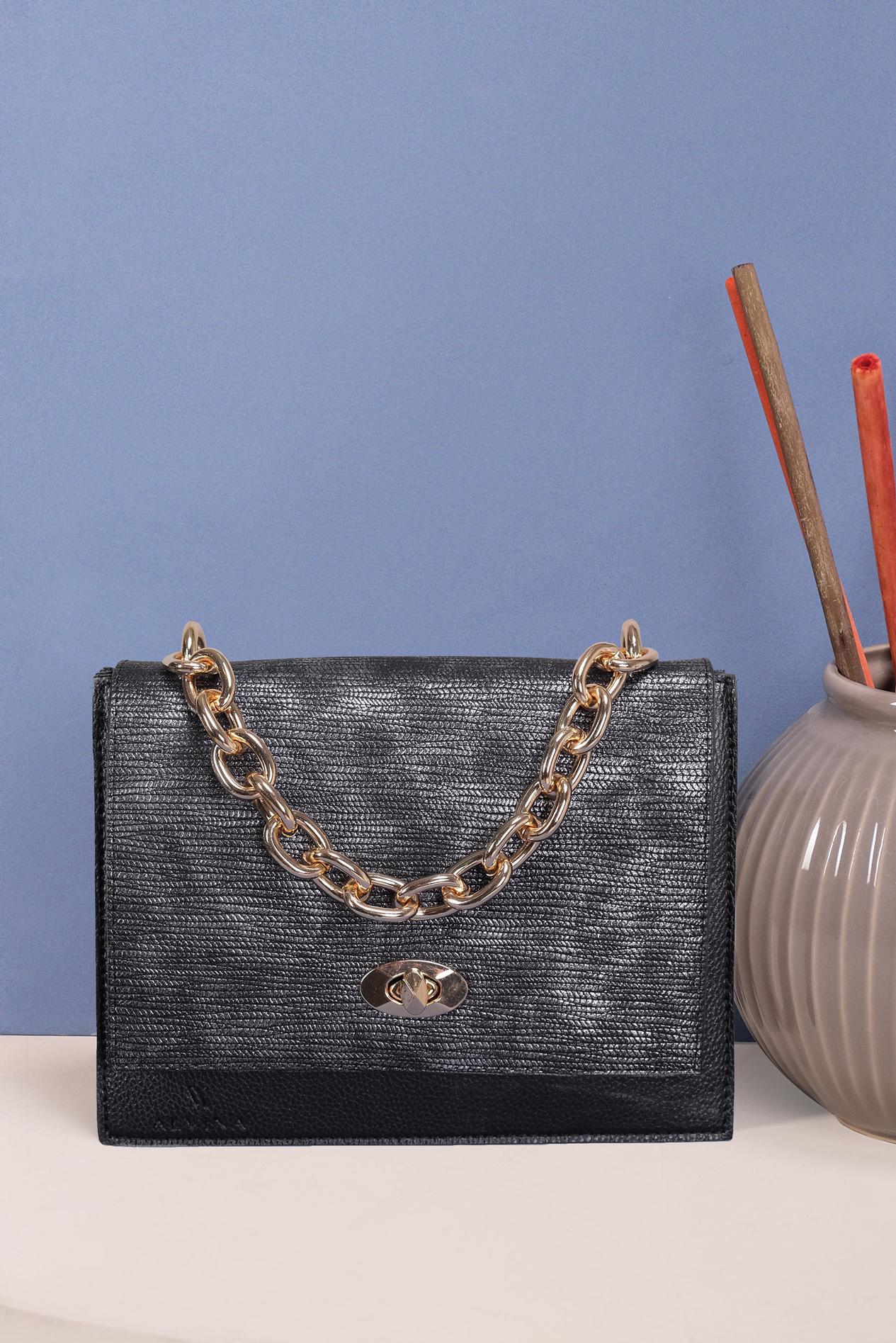 Tesettür giyim SİYAH ALVİNA ÇANTA 132