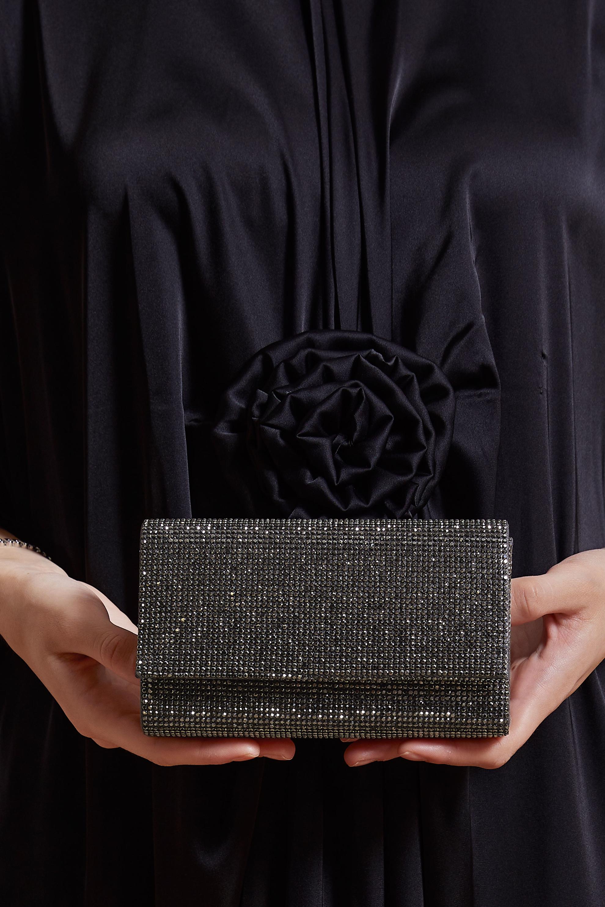 Tesettür giyim BEJ ALVİNA ABİYE ÇANTA 450