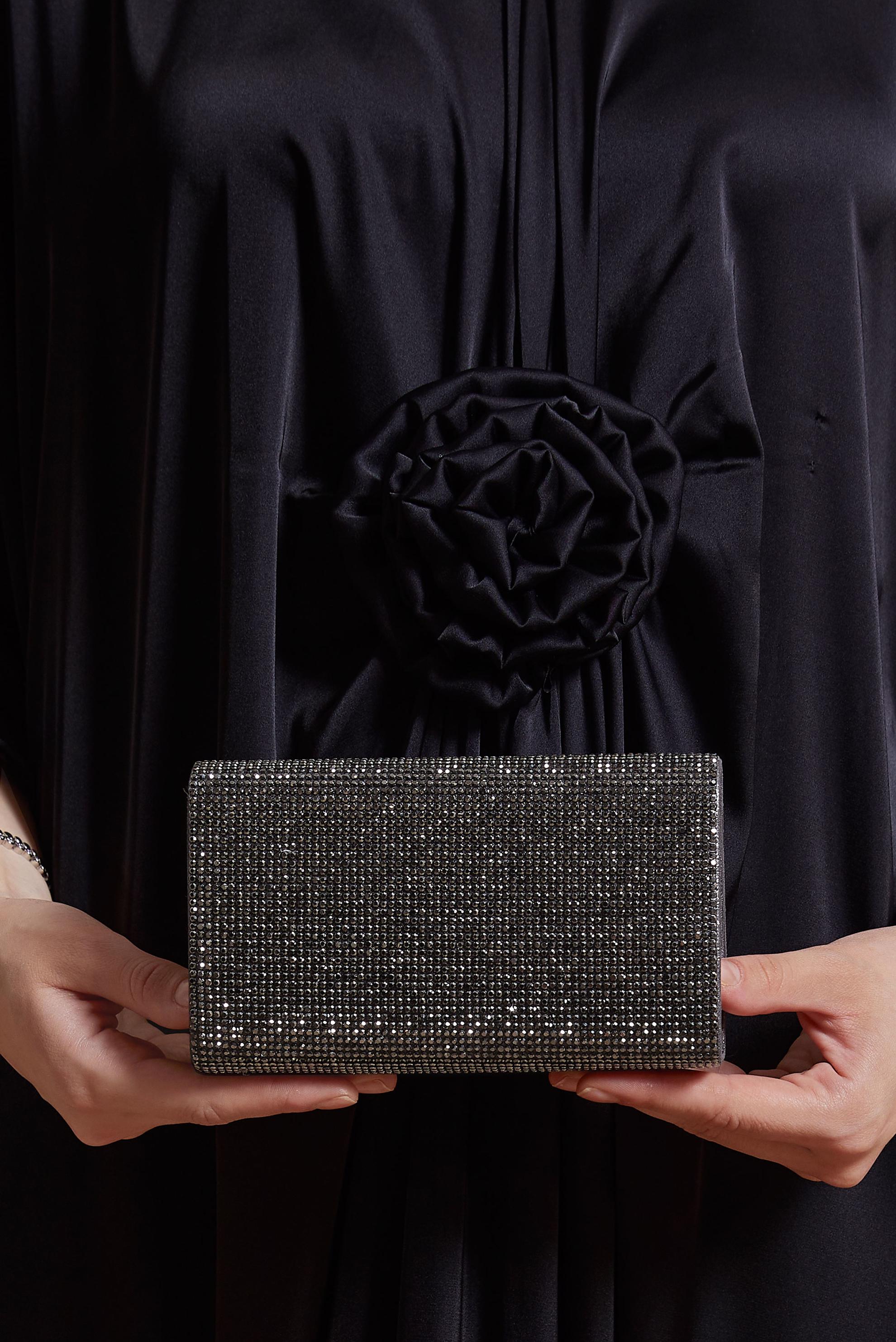 Tesettür giyim BEJ ALVİNA ABİYE ÇANTA 450